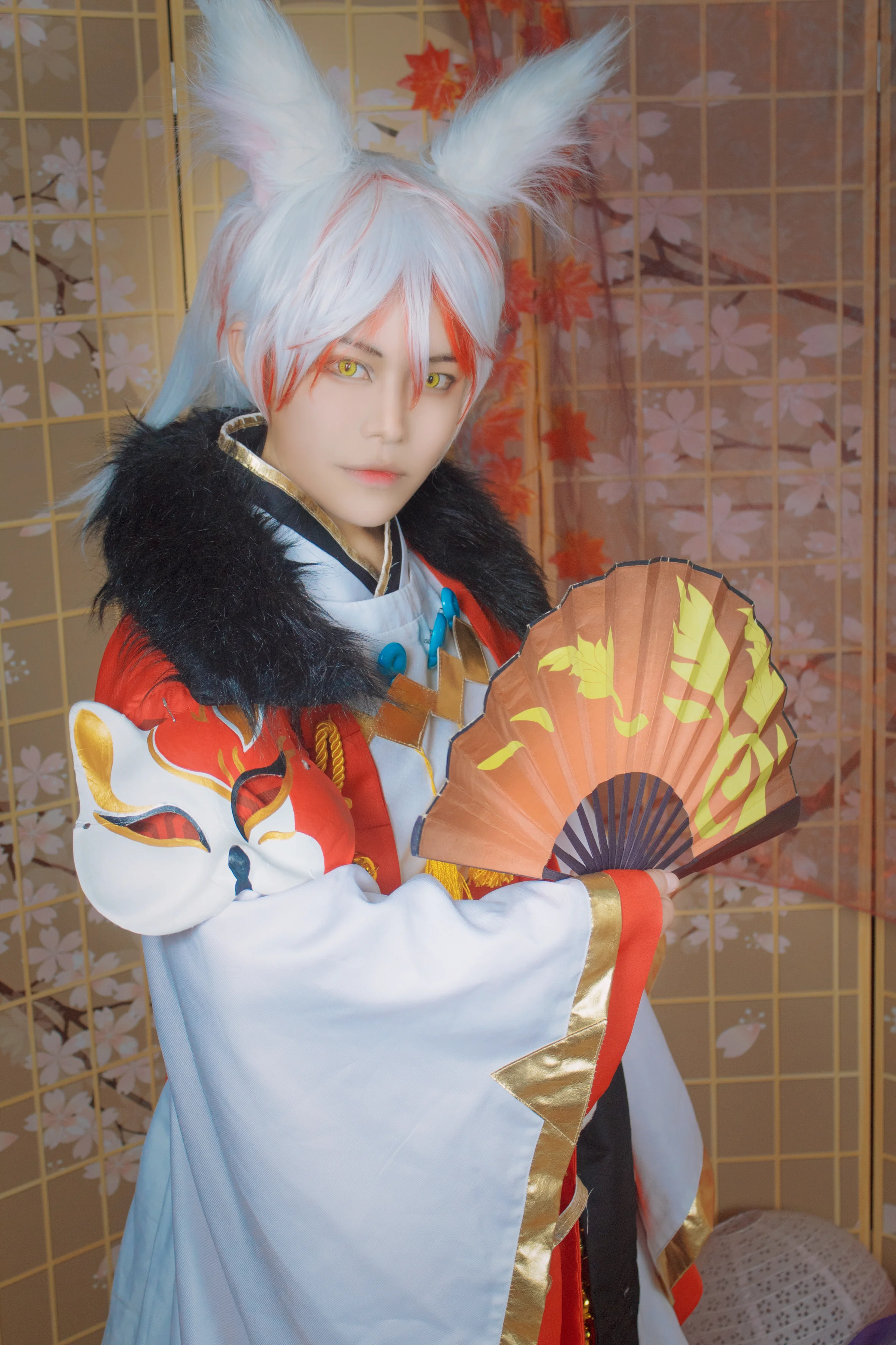 阴阳师妖狐风雅之士COS写真