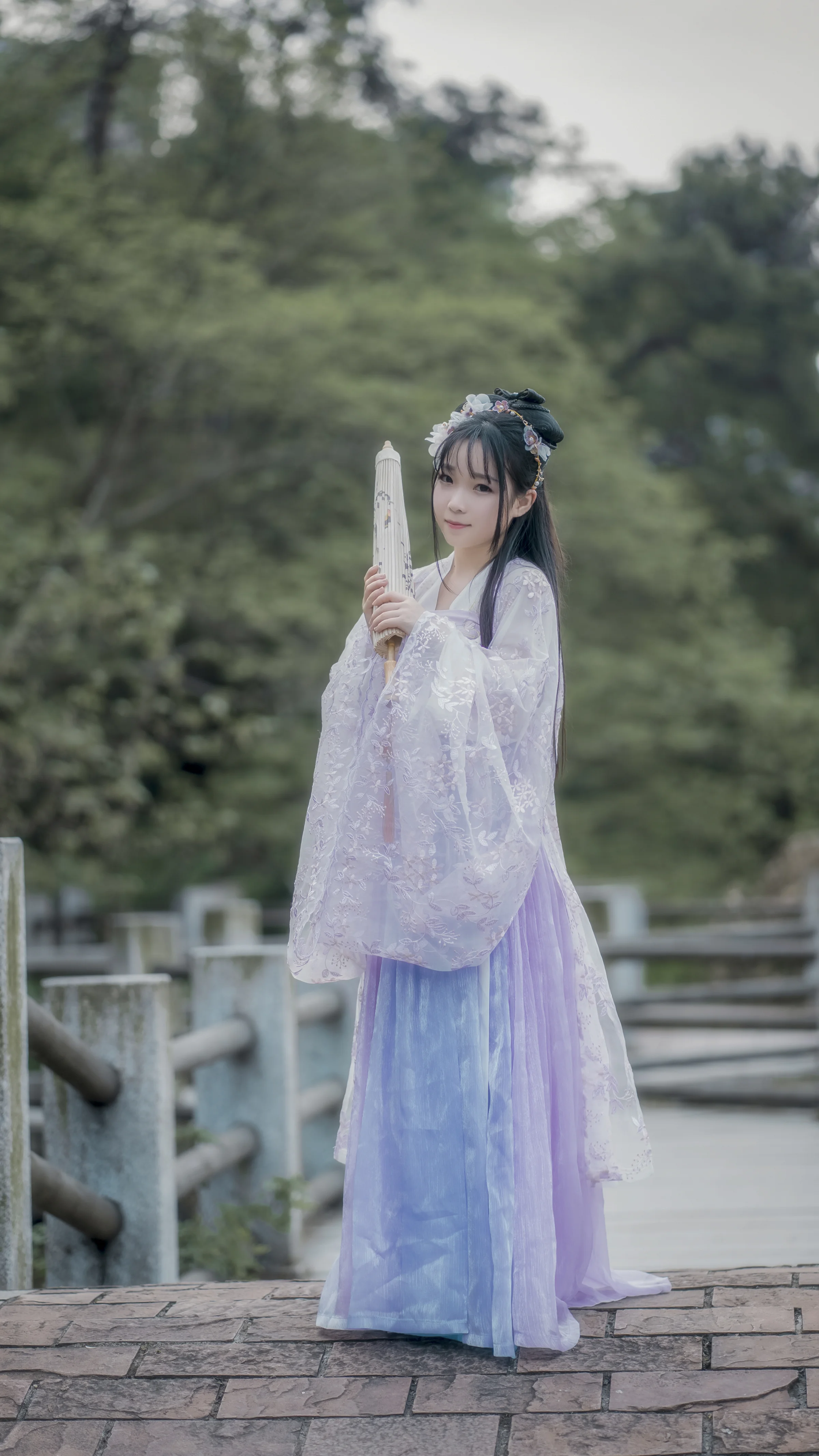 【汉服正片】天青色等烟雨，而我在等你｜高清图片集