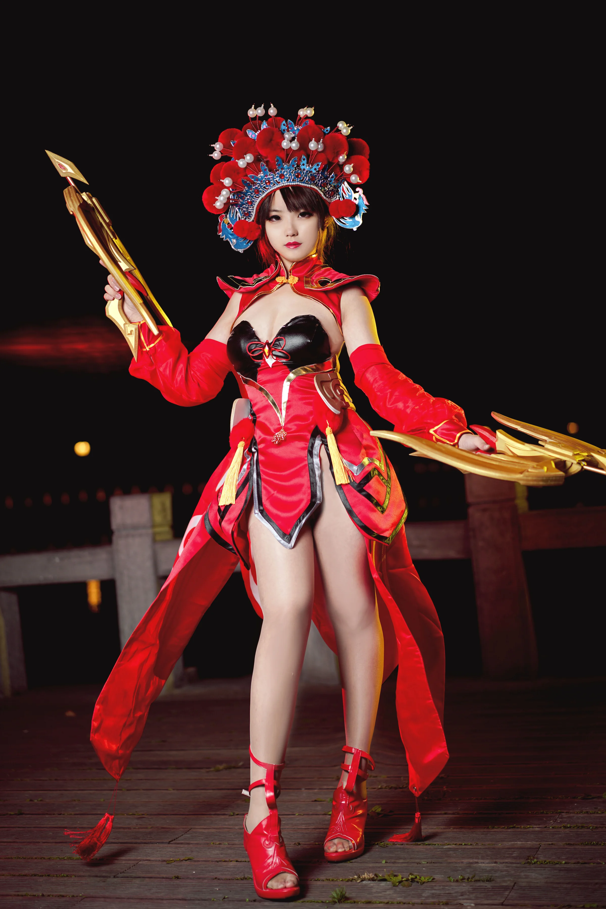 王者荣耀 虞姬霸王别姬COS写真，妾随大王，生死无悔