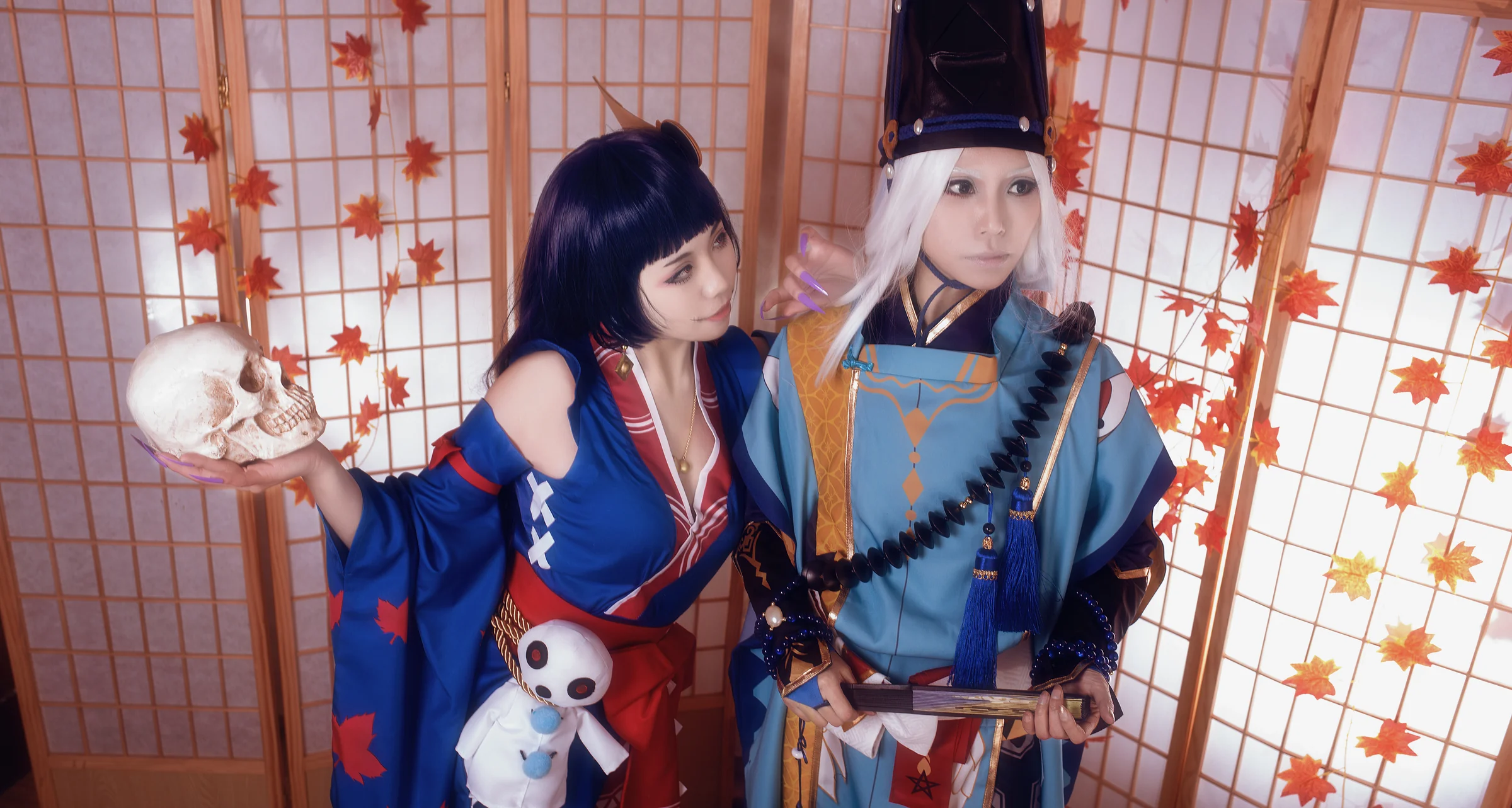 阴阳师手游鬼女红叶＆安倍晴明COS写真