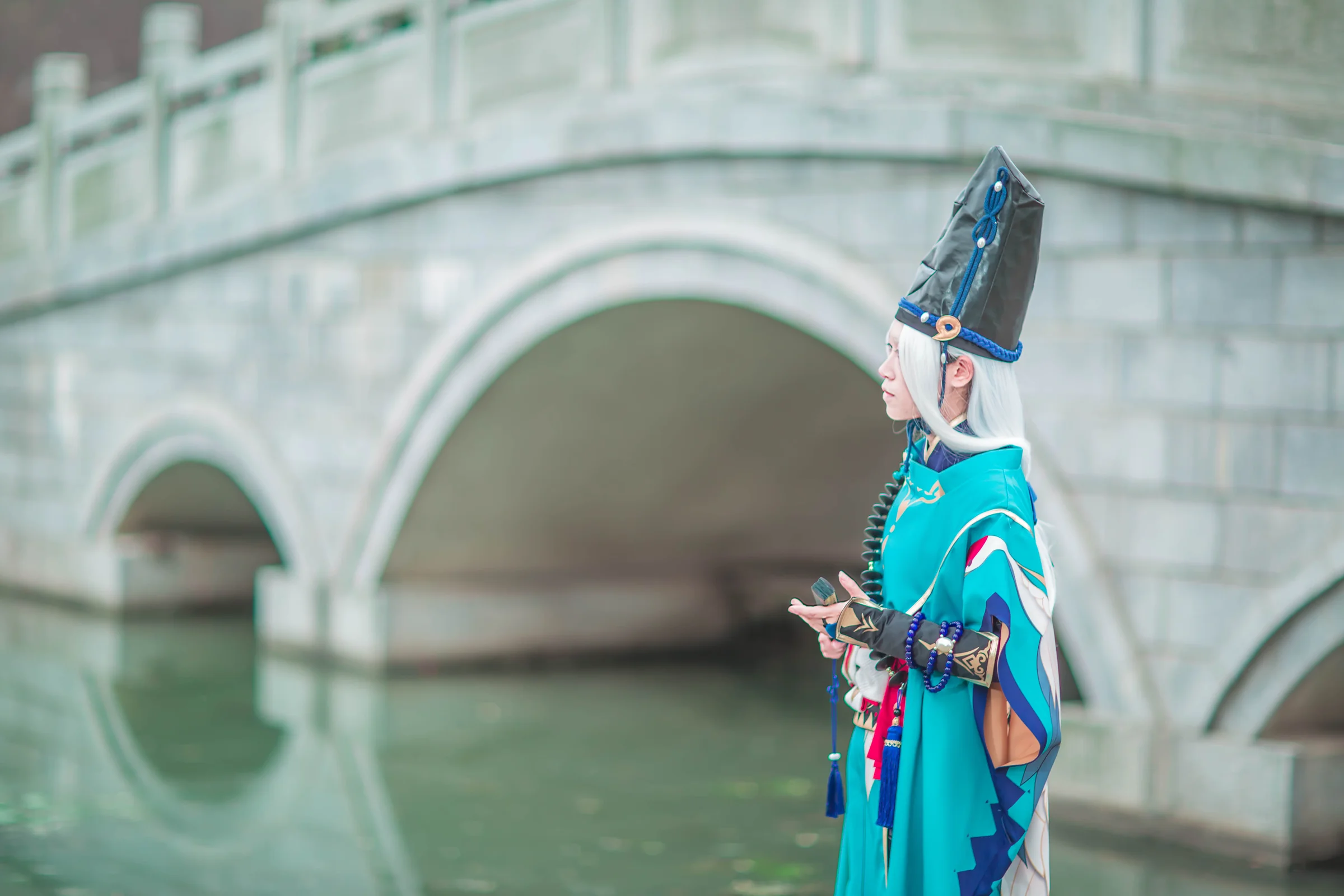 阴阳师手游安倍晴明COS写真