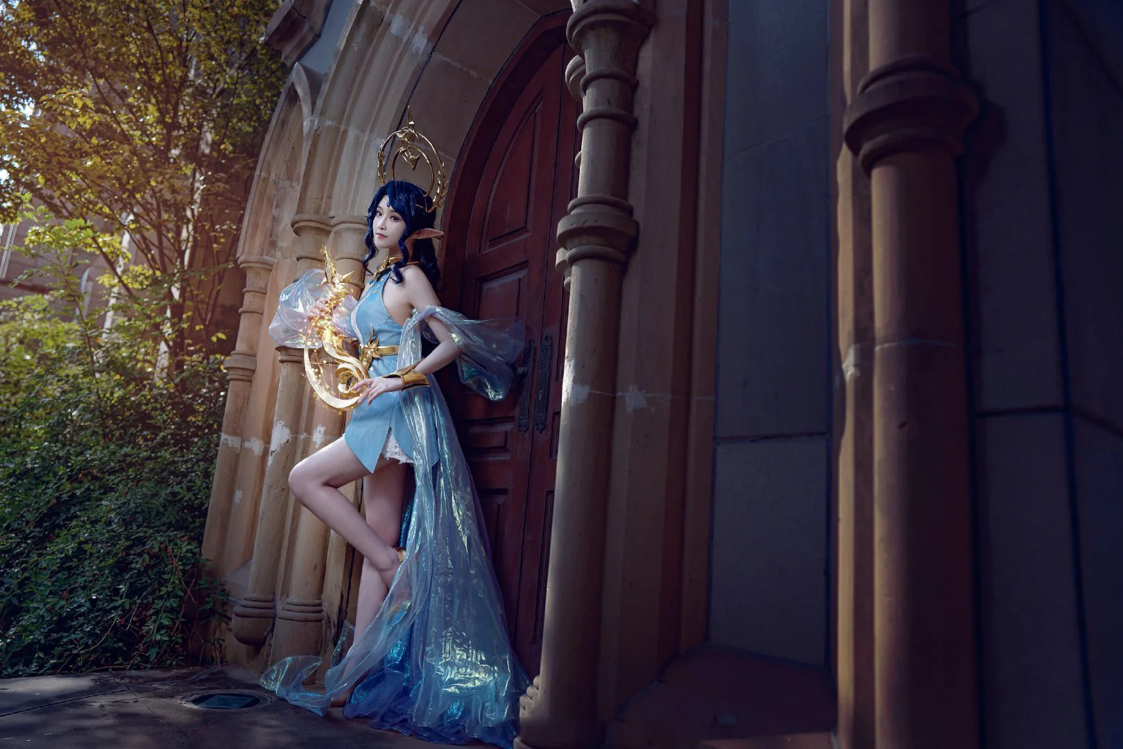 魔灵时代 月光女神COS写真
