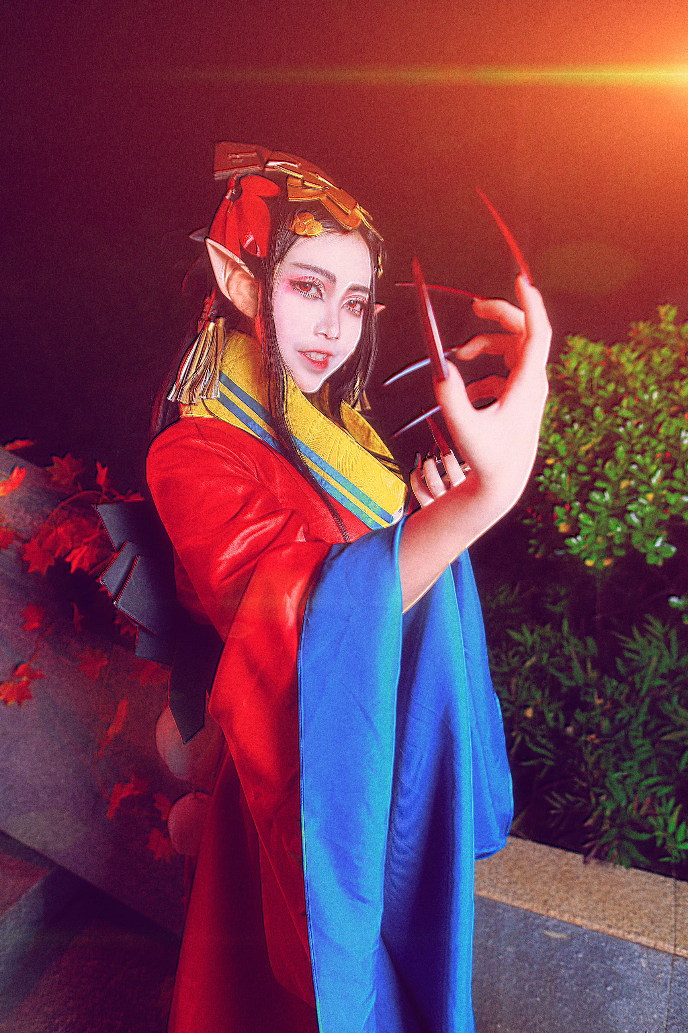 TYA事务所 阴阳师鬼女红叶觉醒COS写真