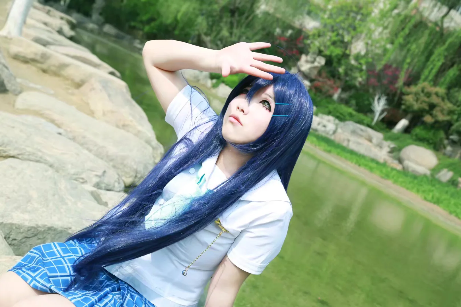 Lovelive！园田海未海军未觉醒COS写真