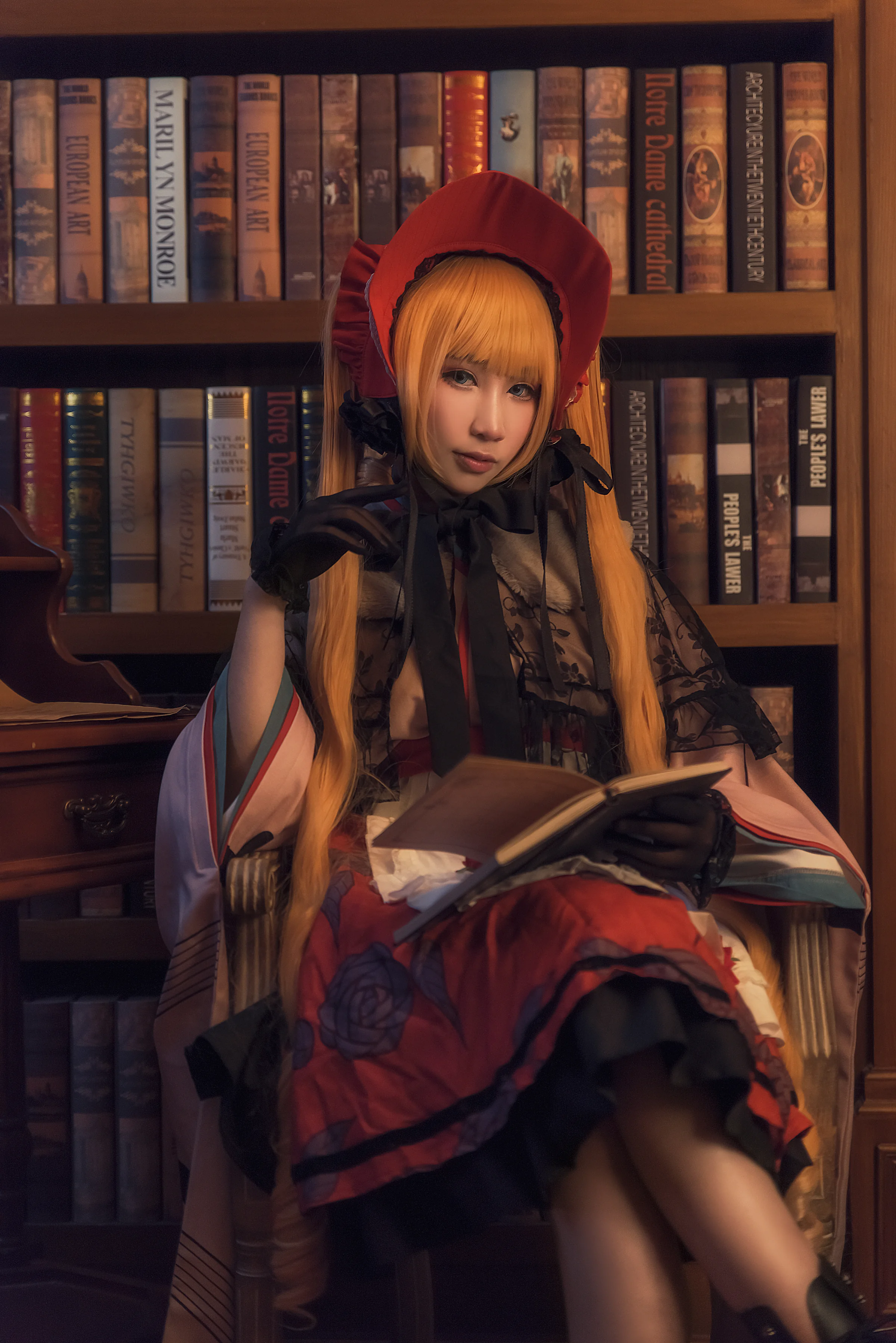 蔷薇少女真红COS写真
