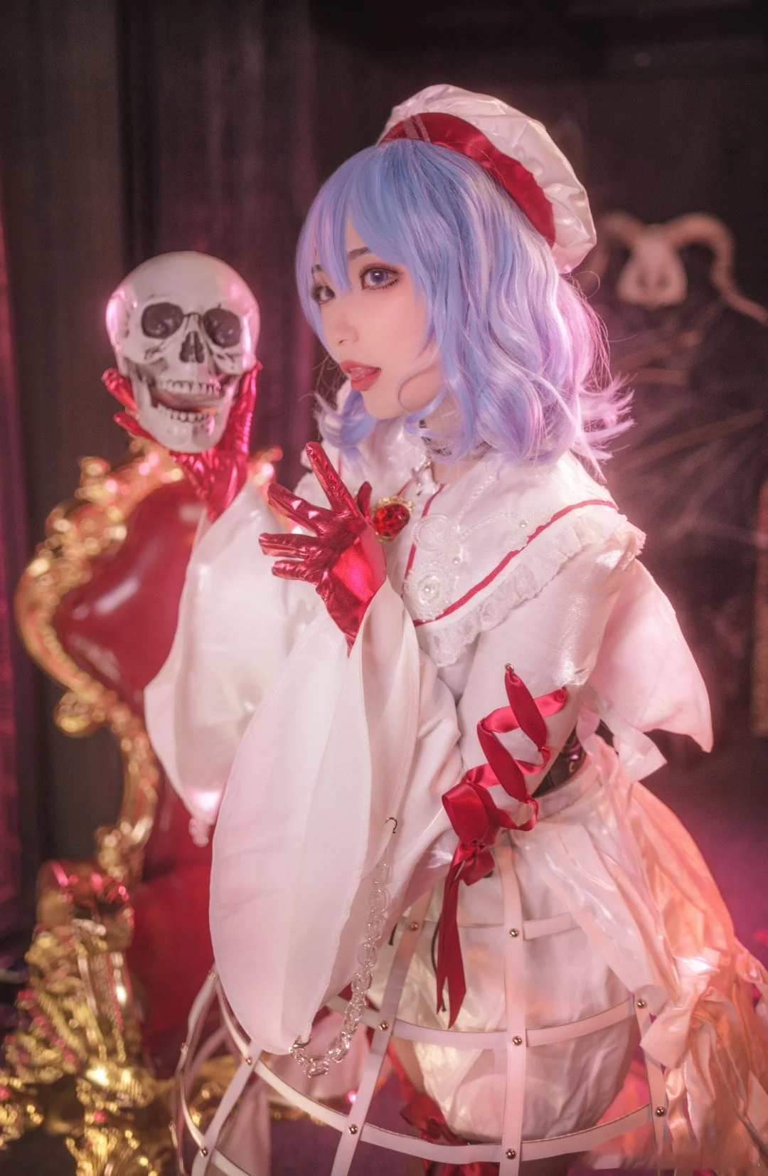 《东方Project》蕾米莉亚·纯白恶魔 COS写真