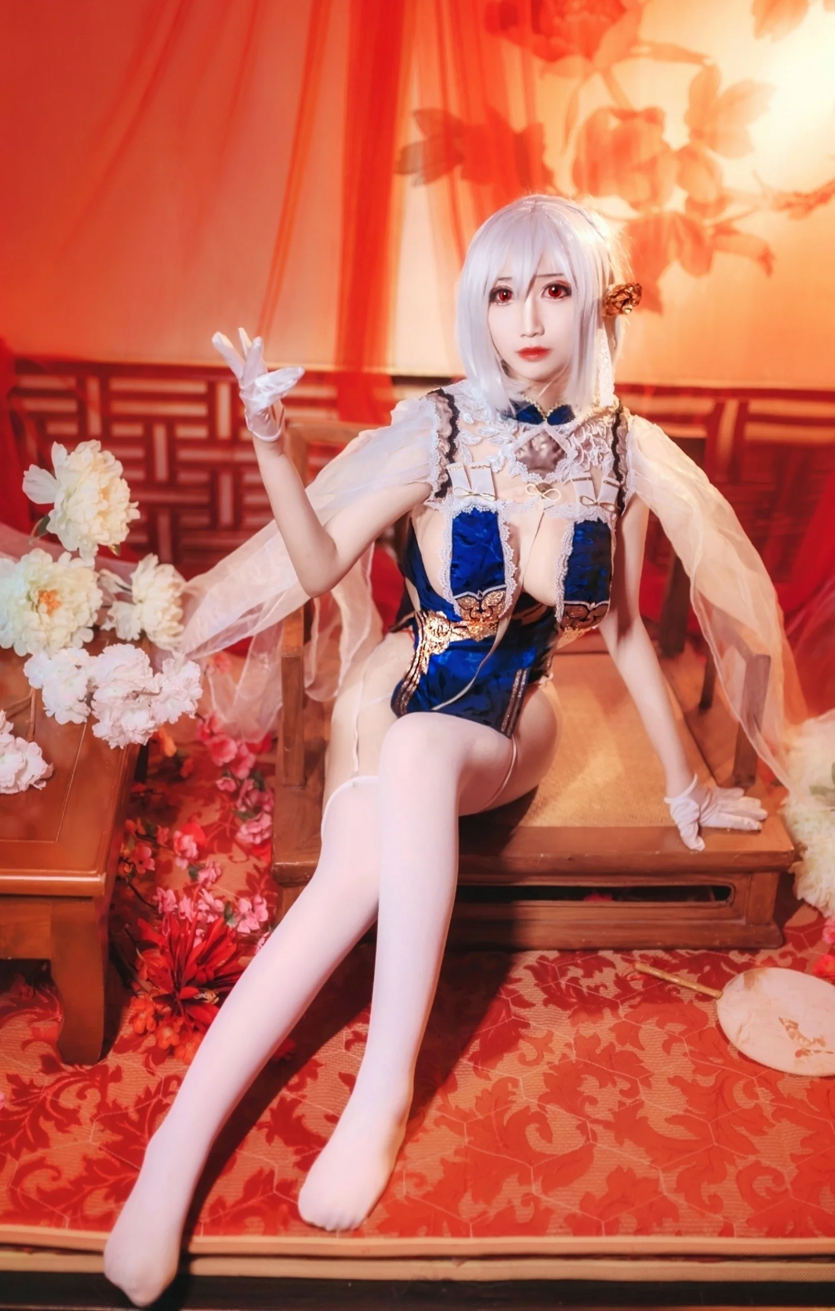 《碧蓝航线》天狼星旗袍COS写真