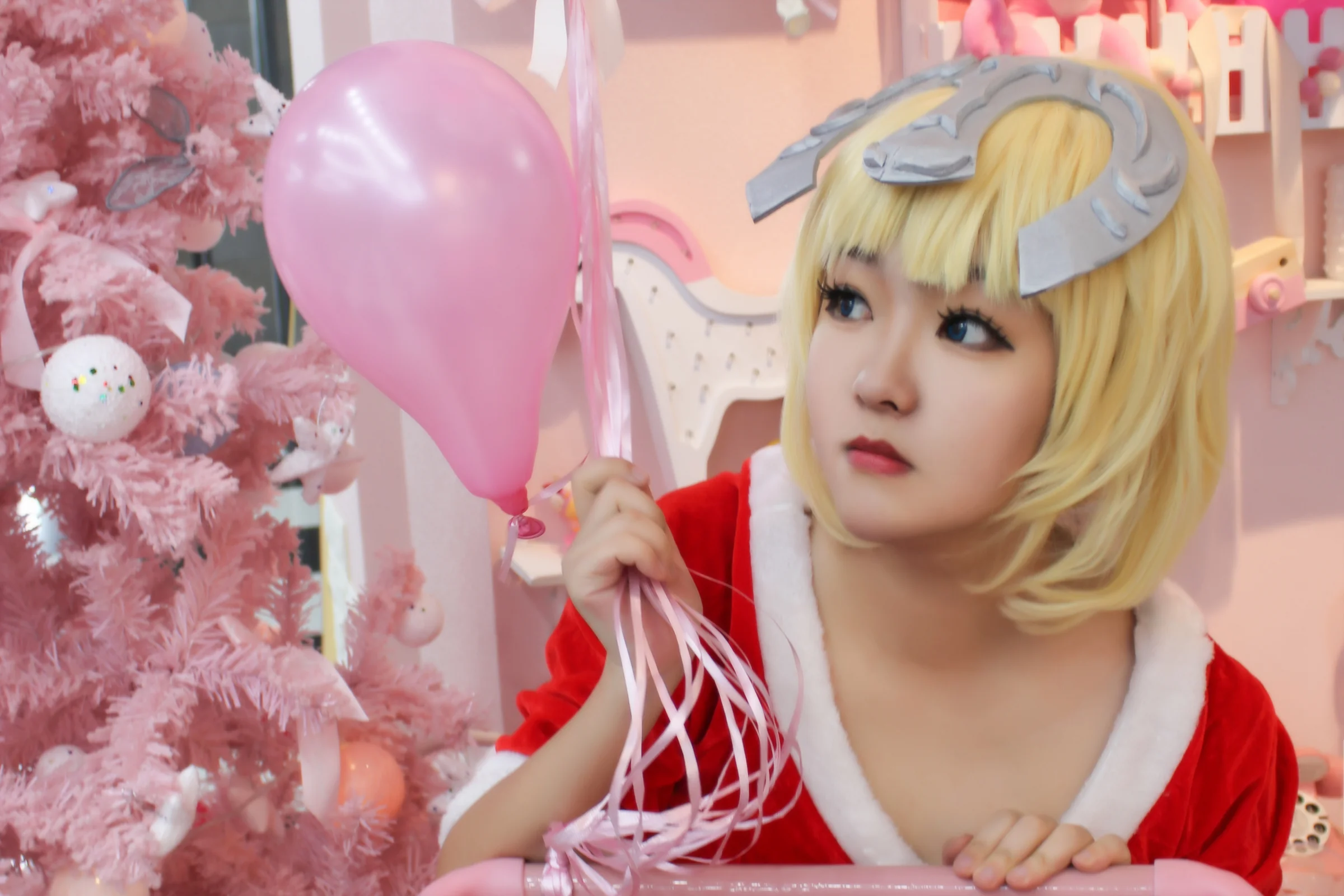 Fate 贞德 圣诞同人COS写真