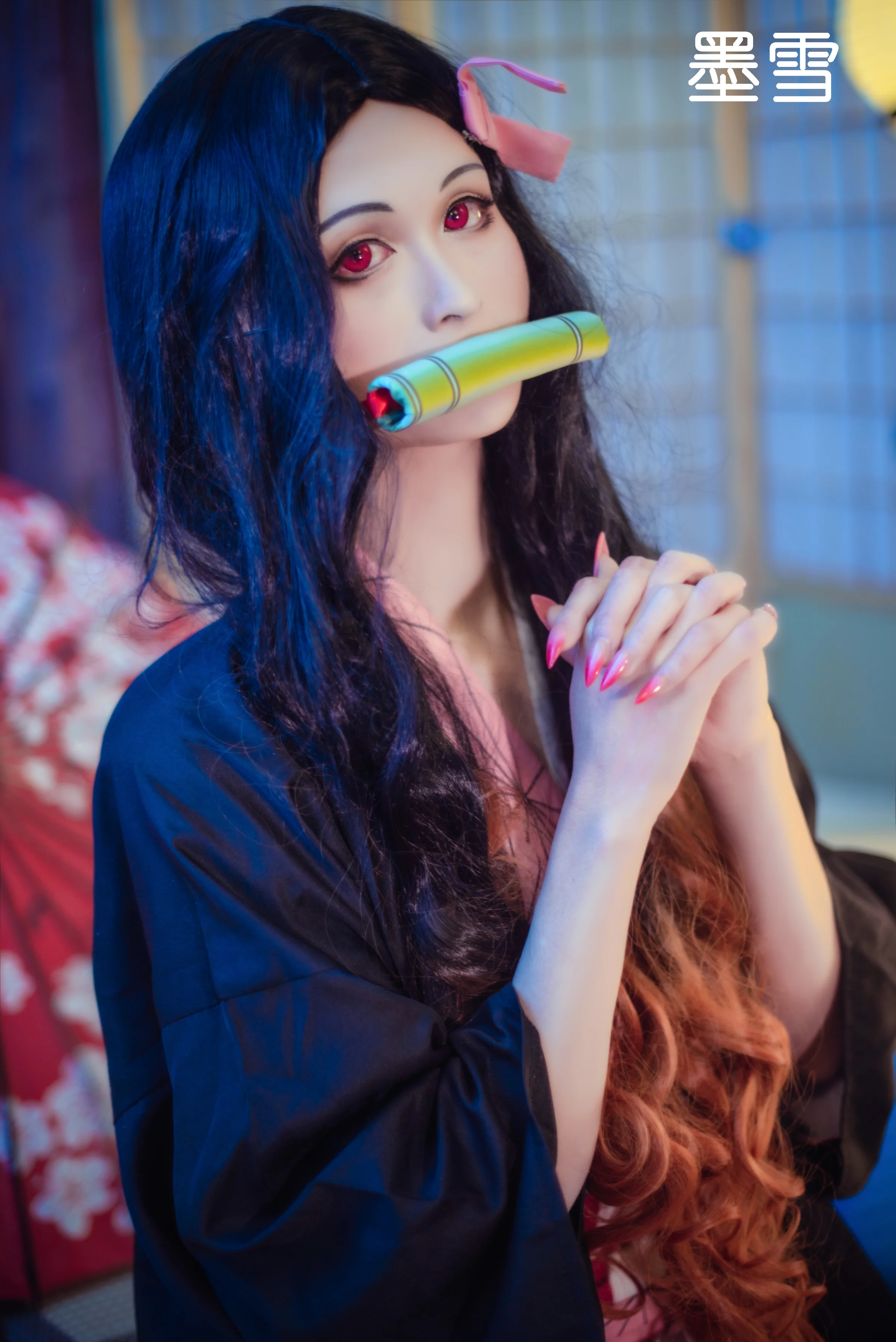 鬼灭之刃祢豆子COS写真