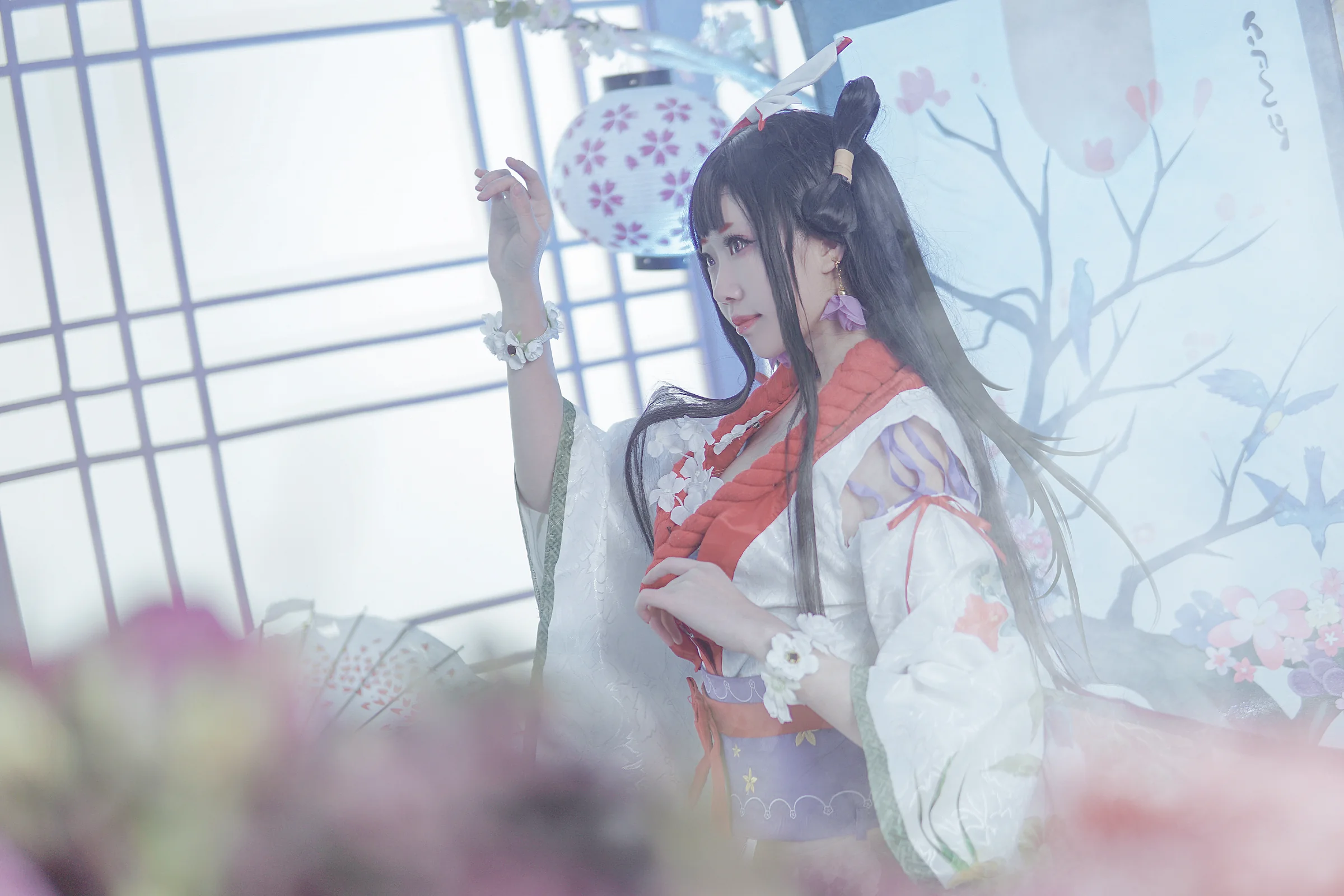 《阴阳师》花鸟卷COS写真 ，痴人说着梦，都道情之所钟