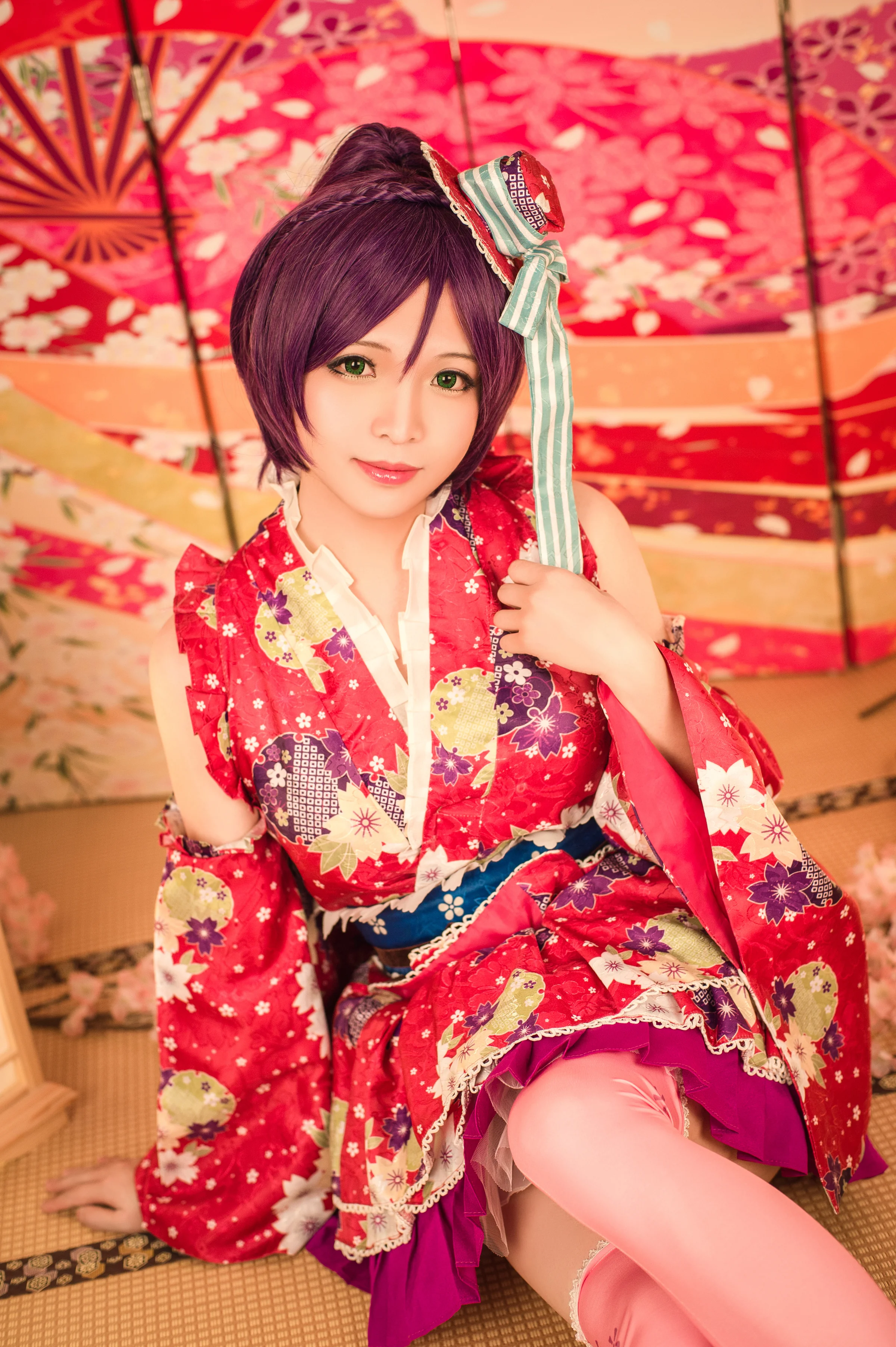 【lovelive！】东条希浴衣觉醒COS写真