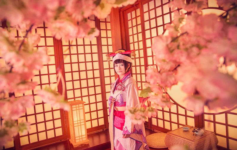 阴阳师樱花妖觉醒COS写真