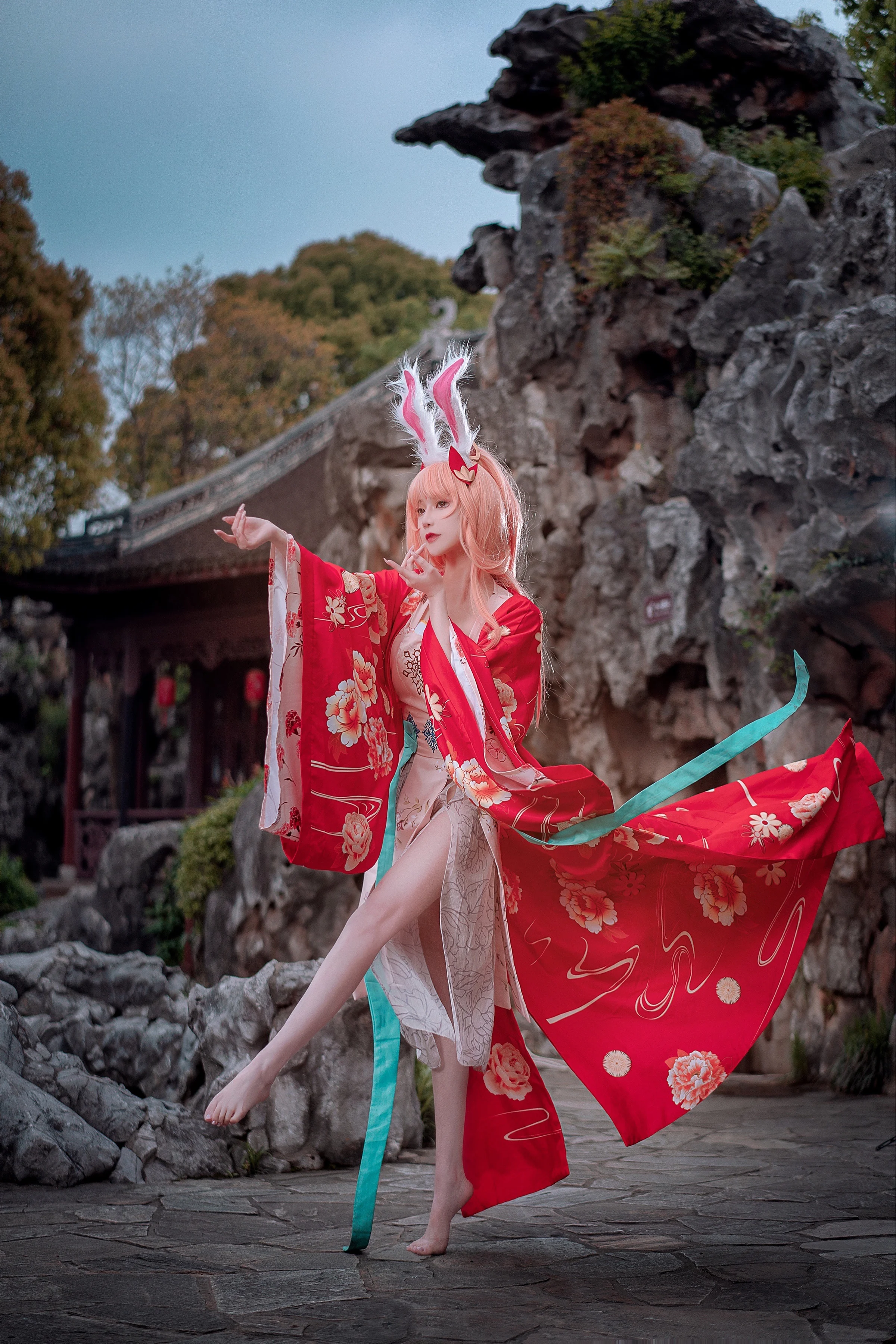 王者荣耀，公孙离惊鸿舞COS写真