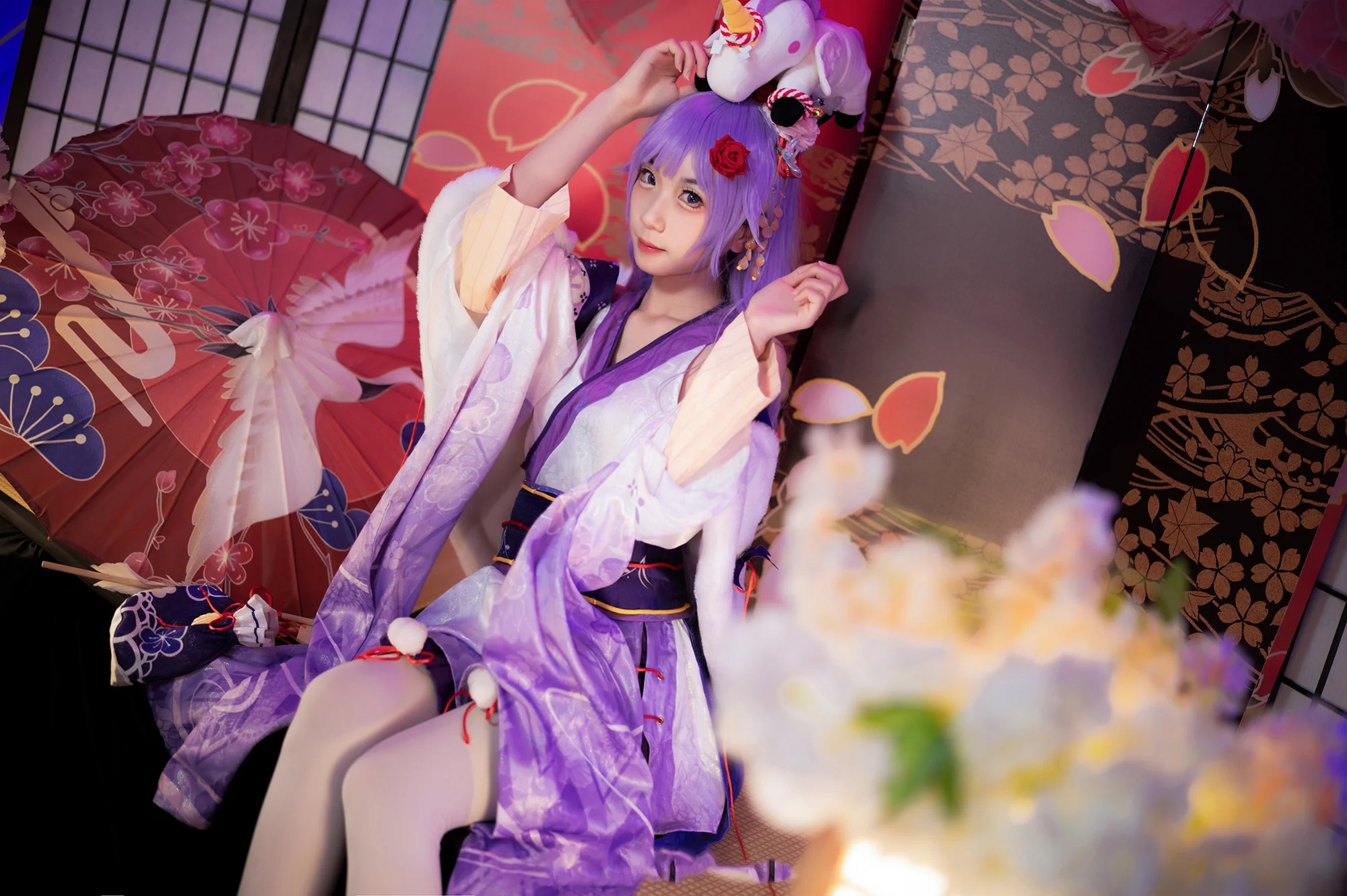 《碧蓝航线》独角兽COS写真