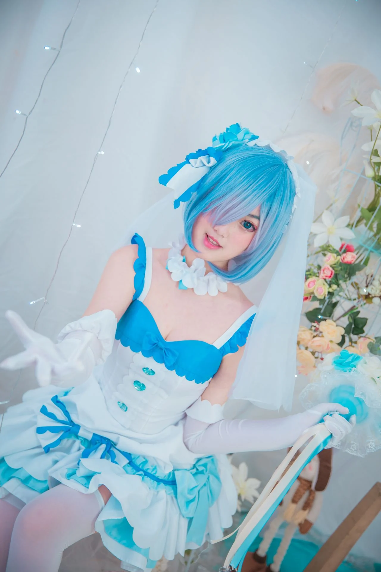 蕾姆花嫁COS写真