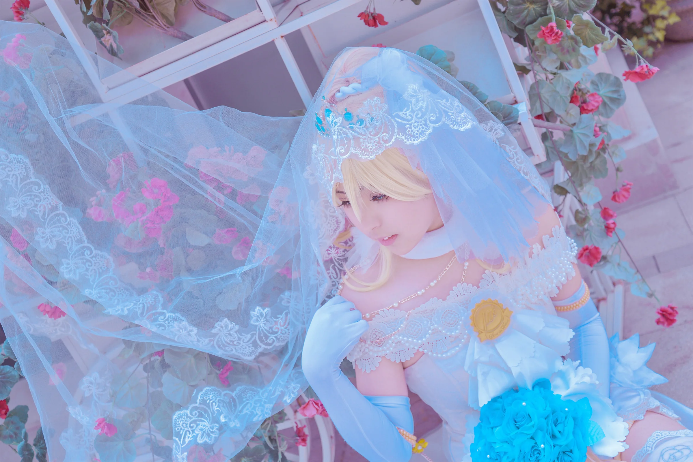 Lovelive婚纱觉醒绘COS写真