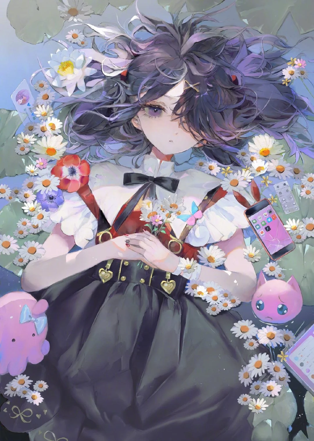 主播女孩重度依赖 公式漫画选集封面、NS版发售纪念贺图｜高清图片集