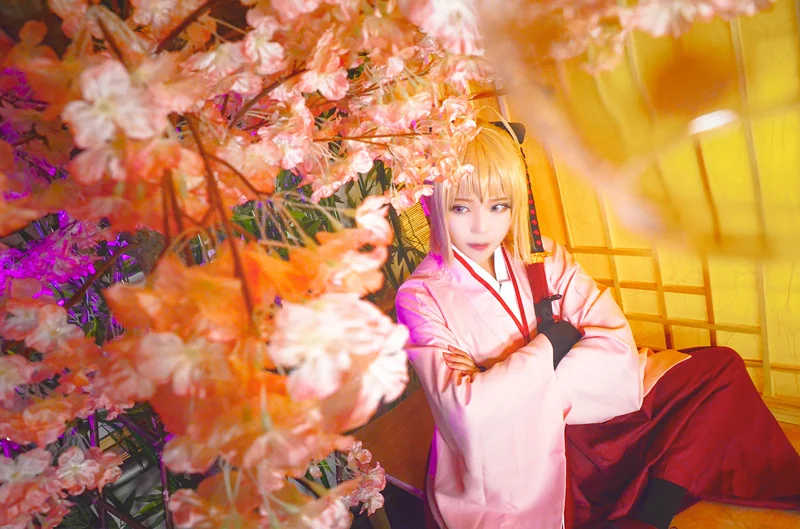 Fate/Grand Order 冲田总司COS写真