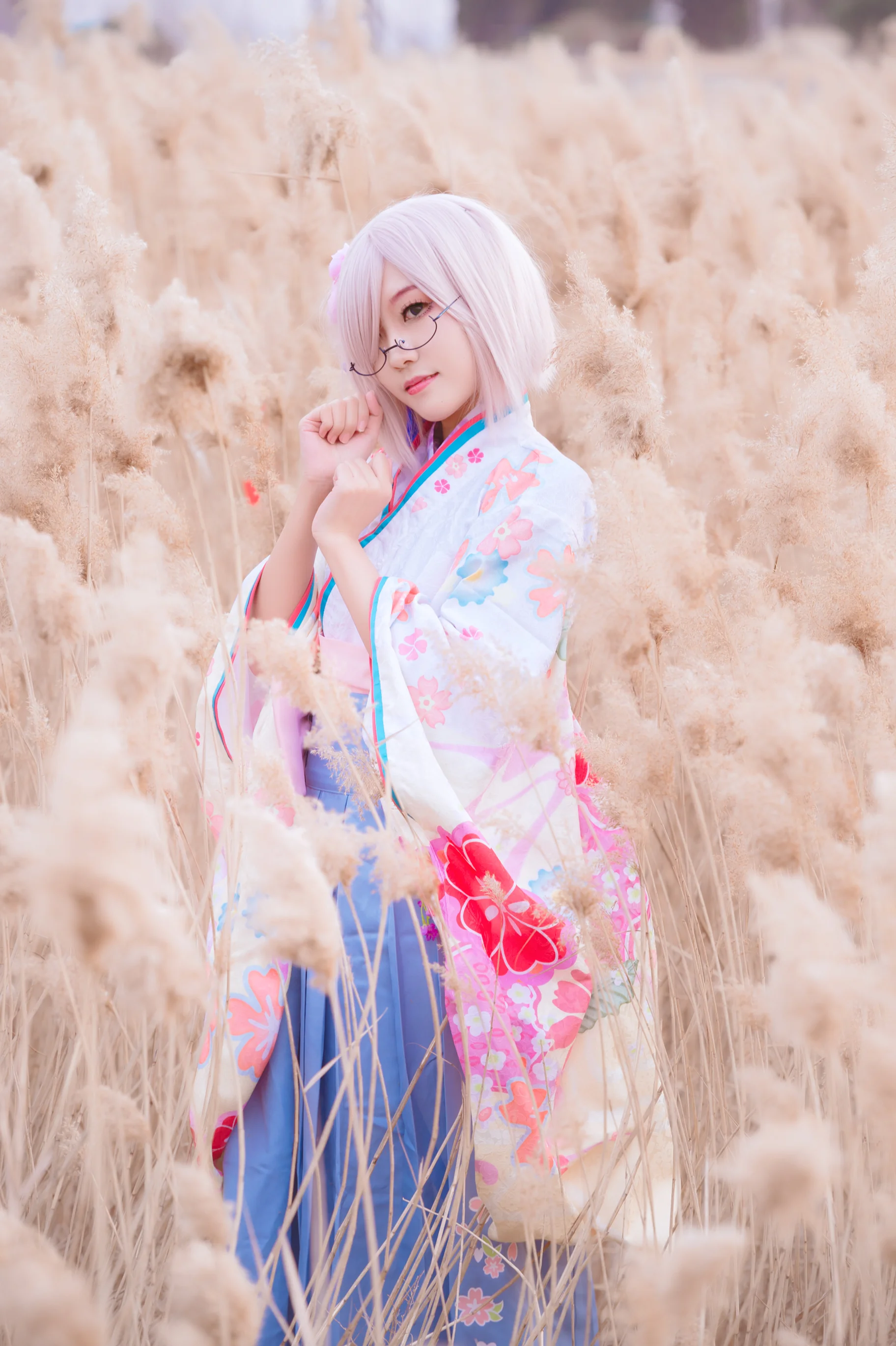 玛修 新年和服COS写真