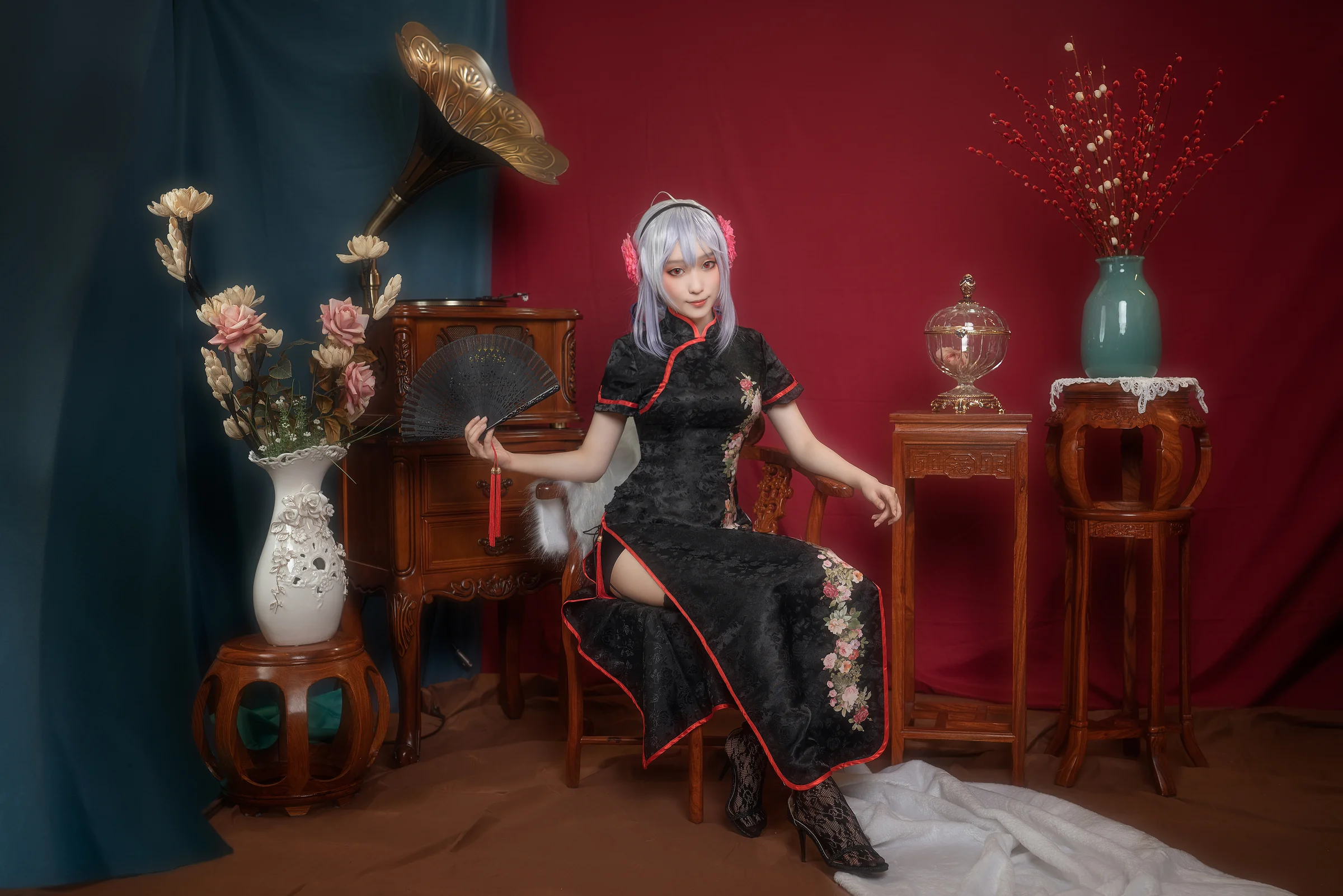 弱音 旗袍 COS写真 初音未来