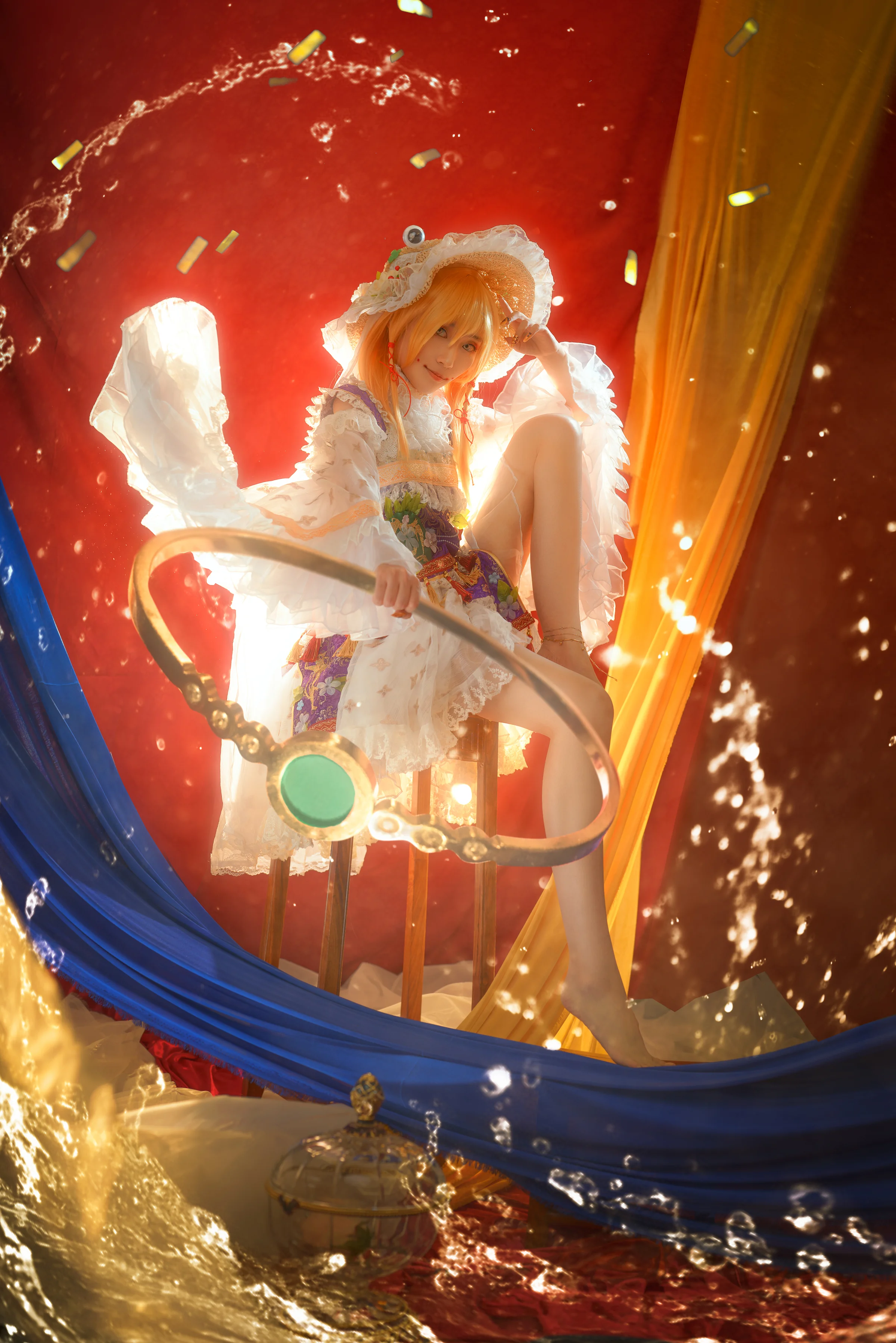 东方project 青蛙子 COS写真