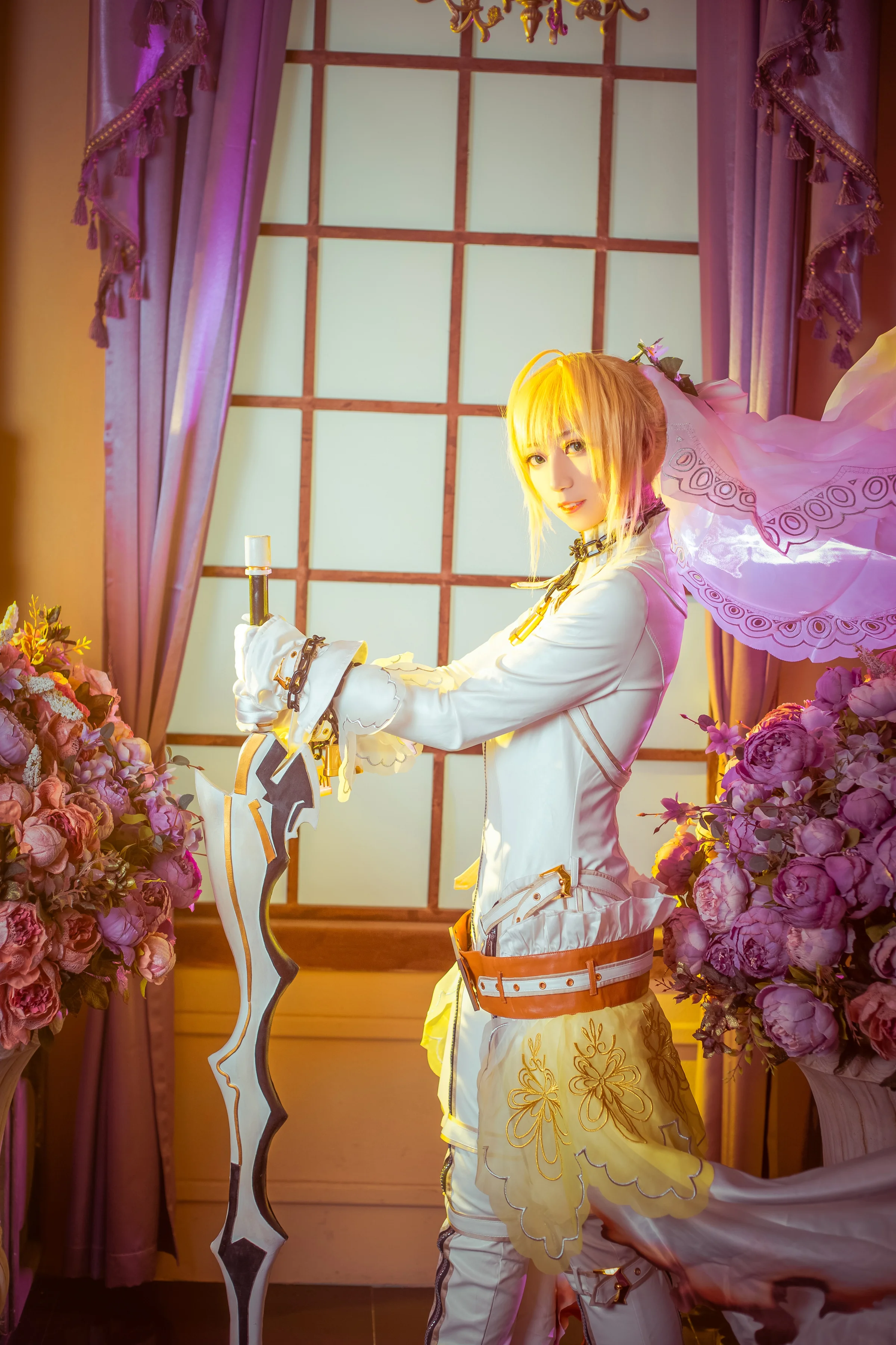 Fate/Grand Order 尼禄花嫁COS写真