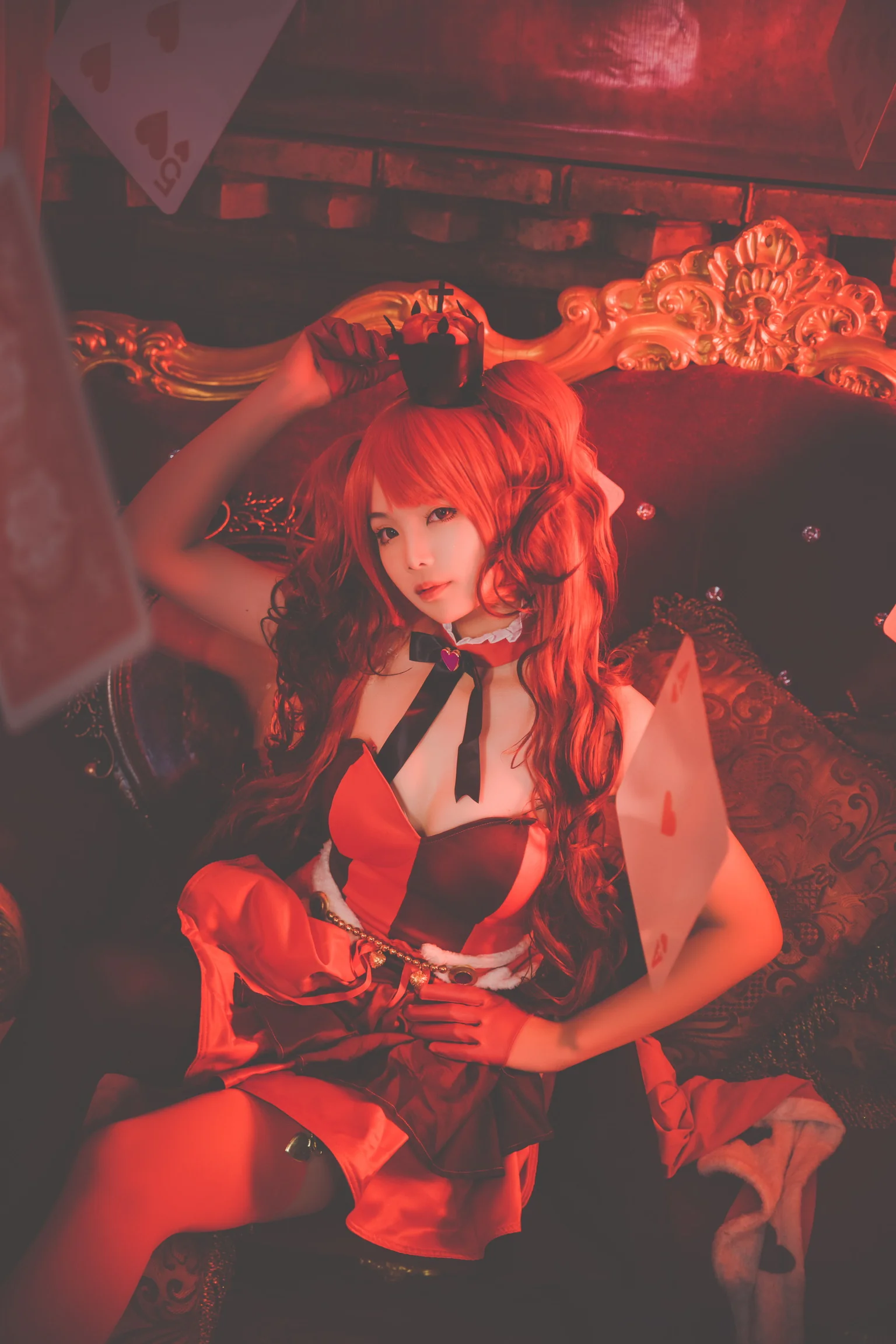 童话another系列红心女王COS写真