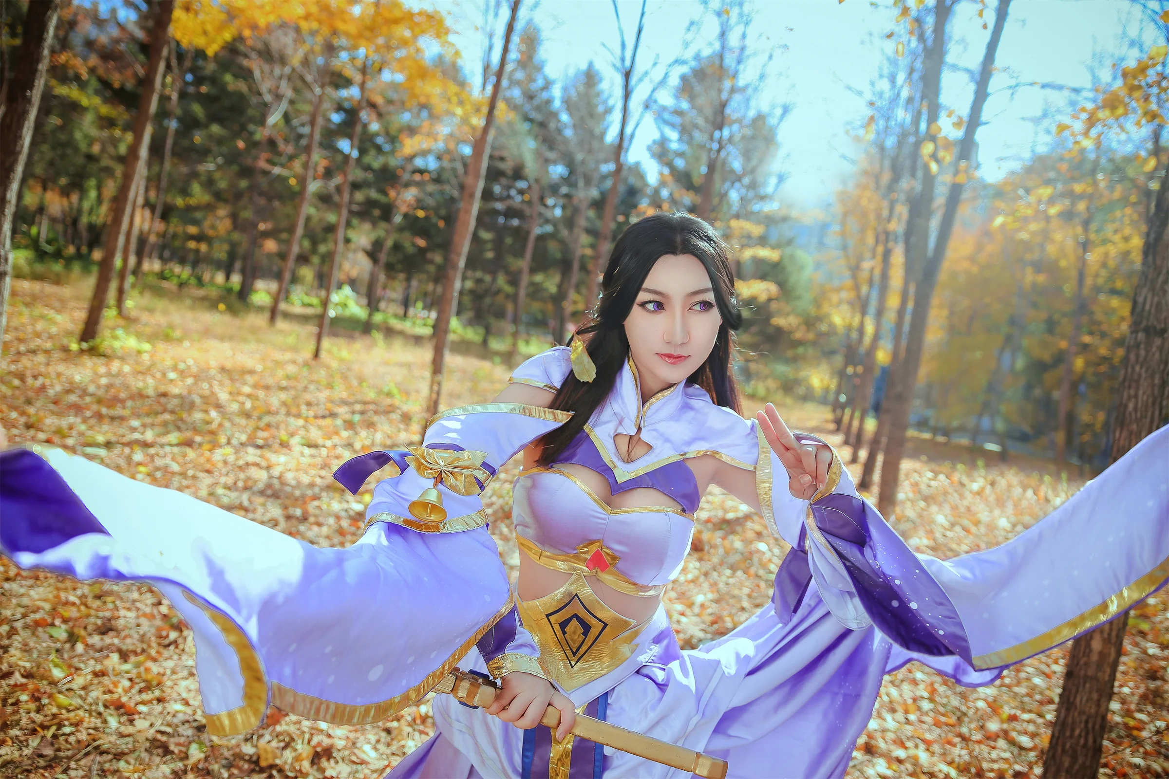 王者荣耀 露娜紫霞仙子COS写真