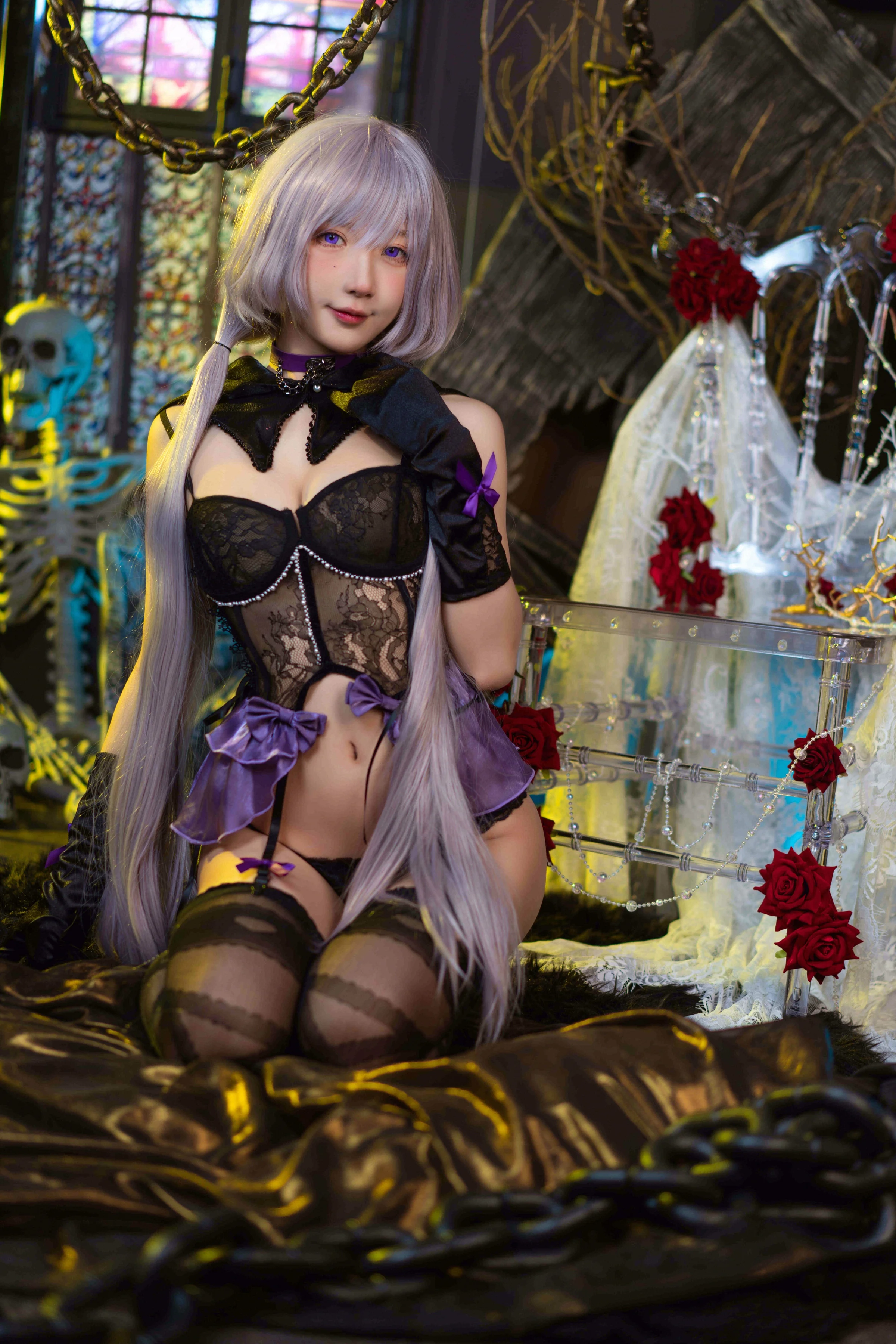 阿包也是兔娘 – 午夜瞌睡魔女｜高清图片集