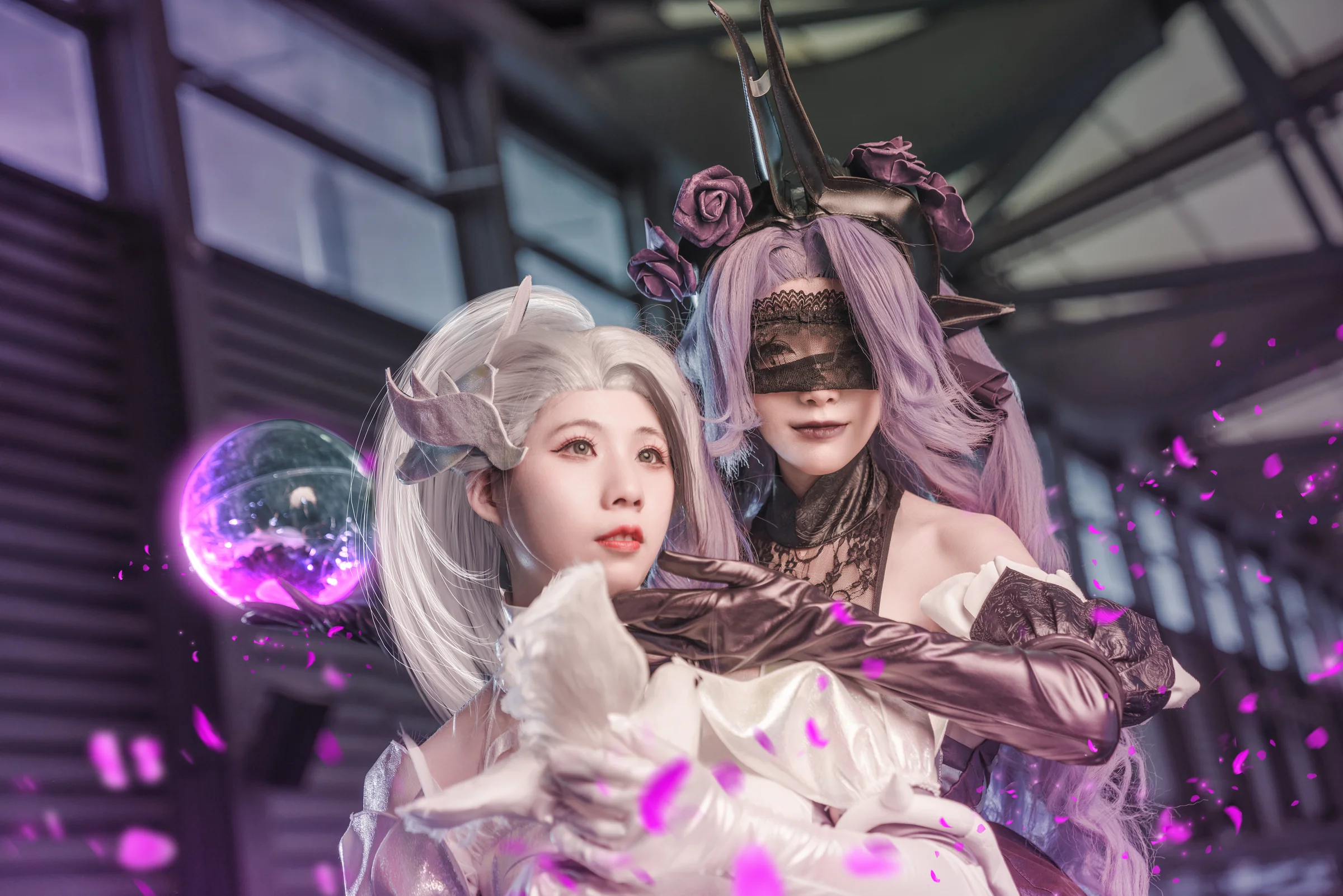 英雄联盟情人节辛德拉&婕拉COS写真