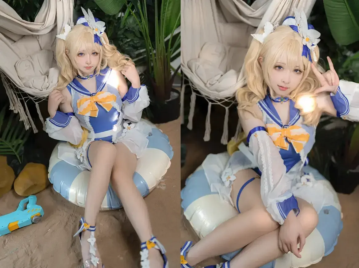 樱梨梨Eriri – 芭芭拉泳装｜高清图片集