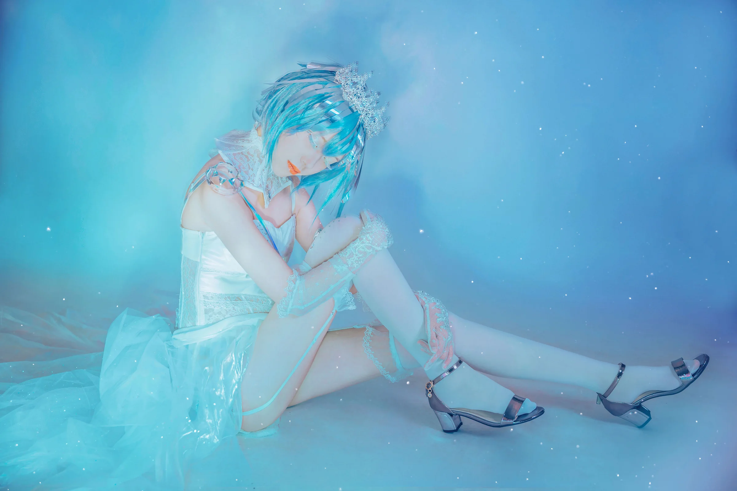 宝石之国·钻石同人婚纱COS写真