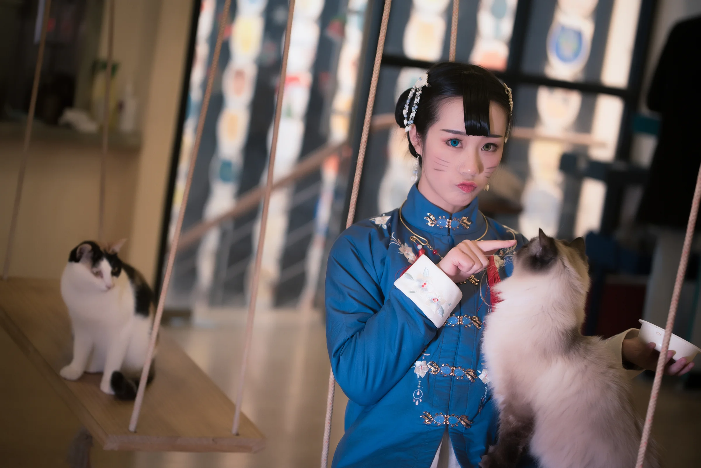 汉服日常#猫趣#｜高清图片集