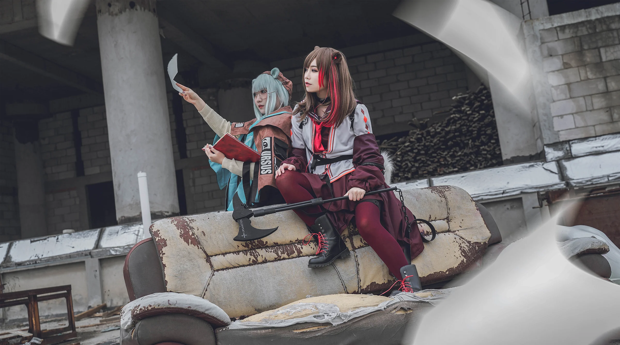 《明日方舟》凛冬 真理COS写真