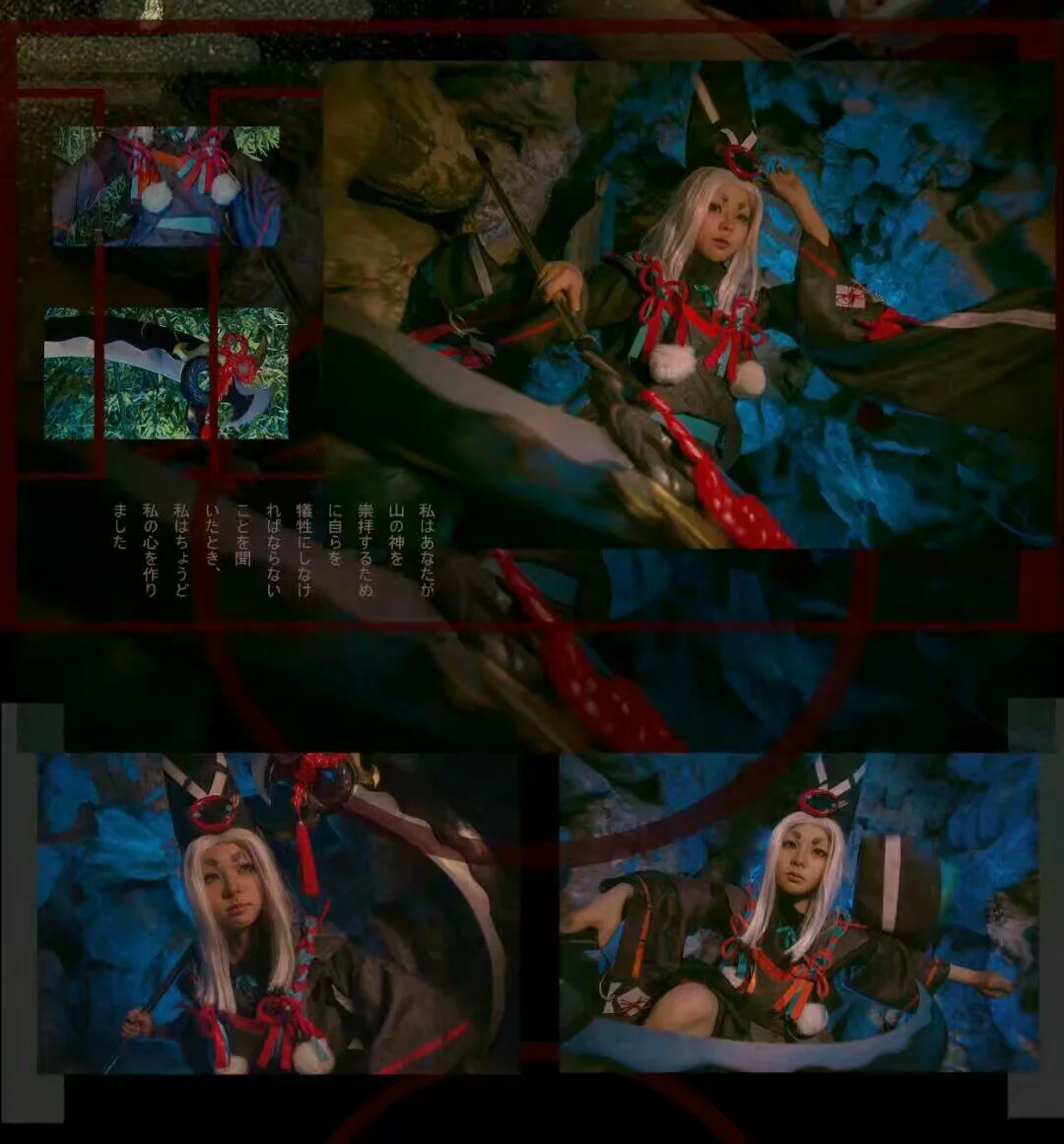来自阴阳师的召唤 白童子黑童子COS写真