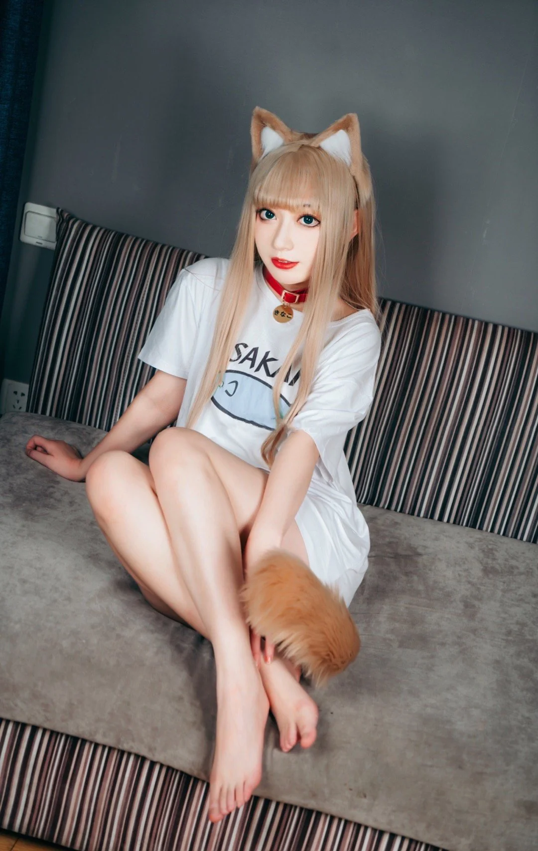 黄豆粉猫娘COS写真