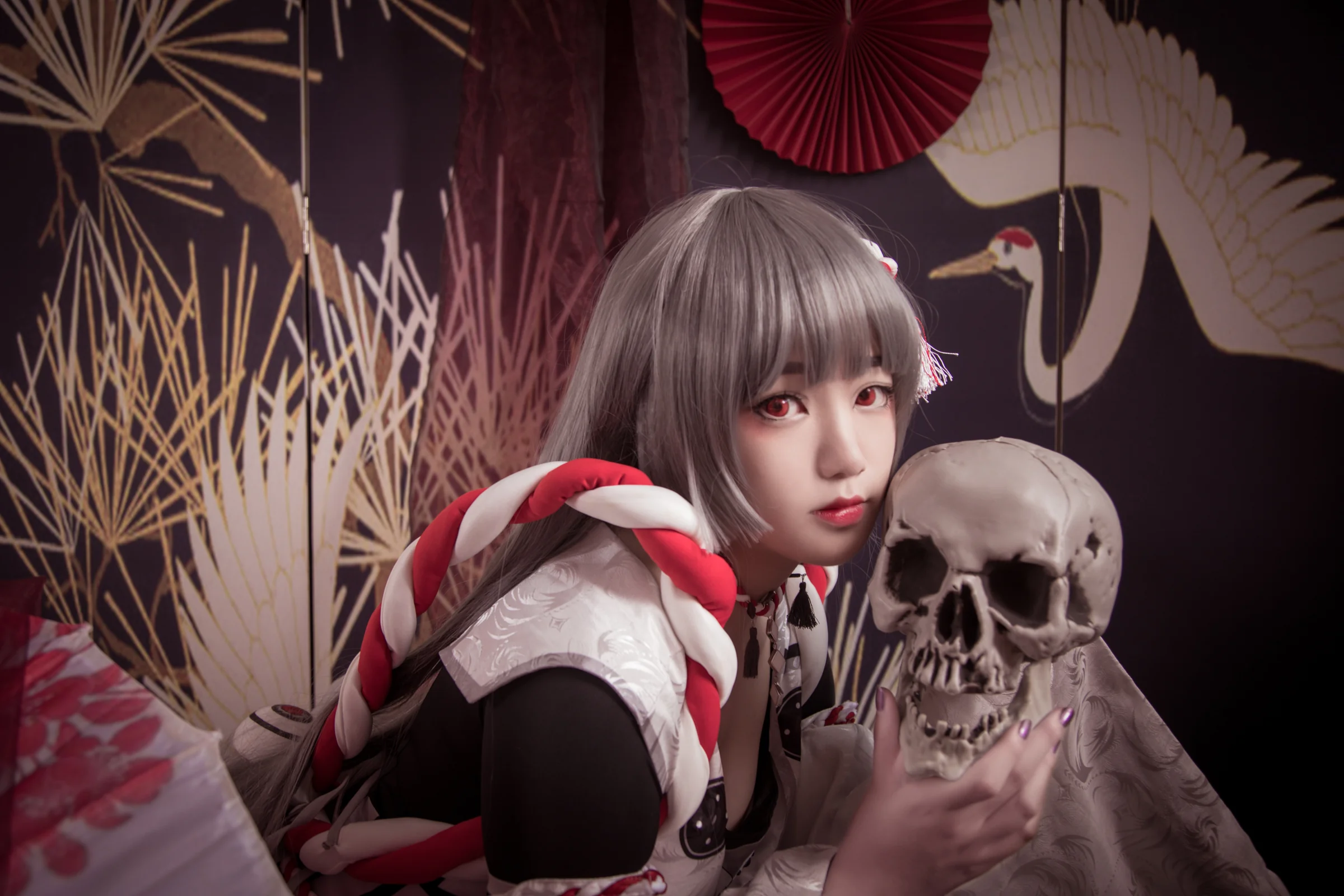 阴阳师·鬼女红叶人形师COS写真