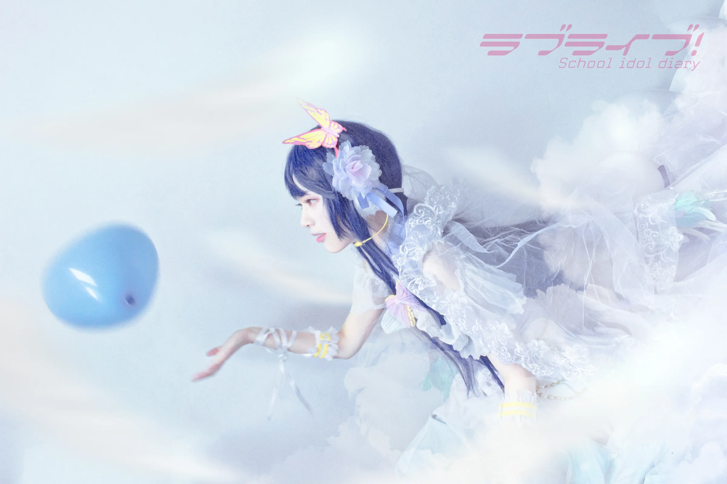 lovelive！白色情人节 园田海未COS写真