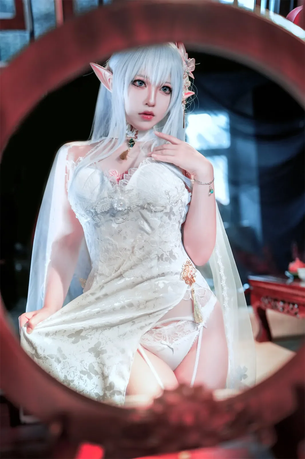 半半子 – 阿尔比恩旗袍装｜高清图片集
