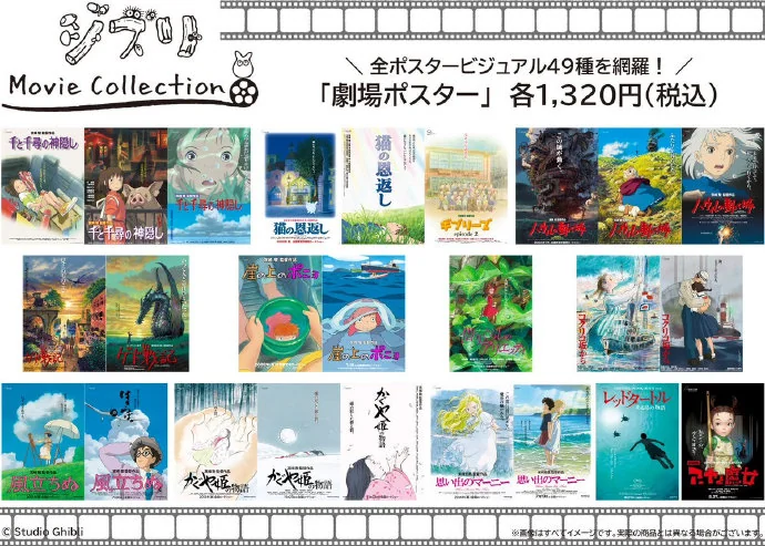 “吉卜力 Movie Collection”系列正式在TOHO animation STORE发售｜高清图片集