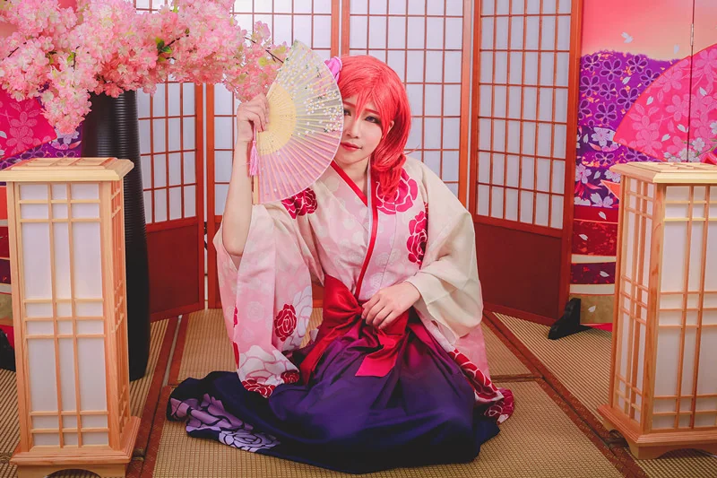 LOVELIVE!Maki同人和服COS写真