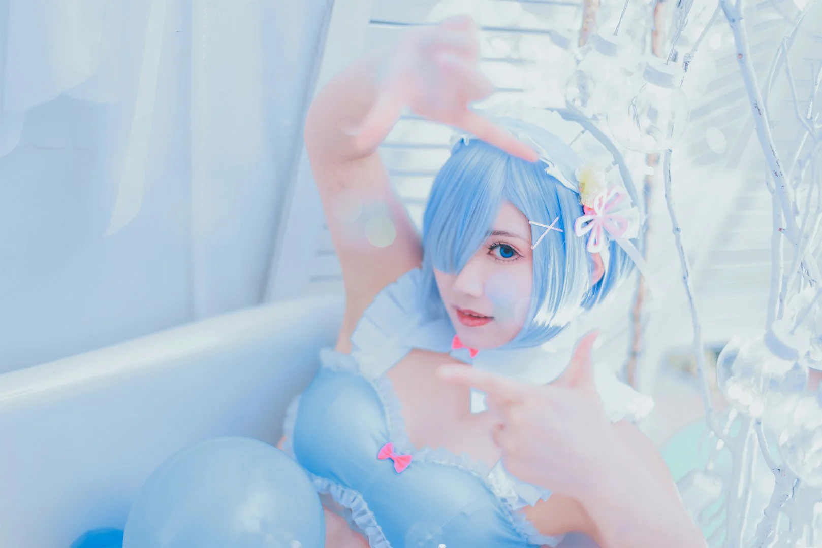 蕾姆·泳装手办COS写真