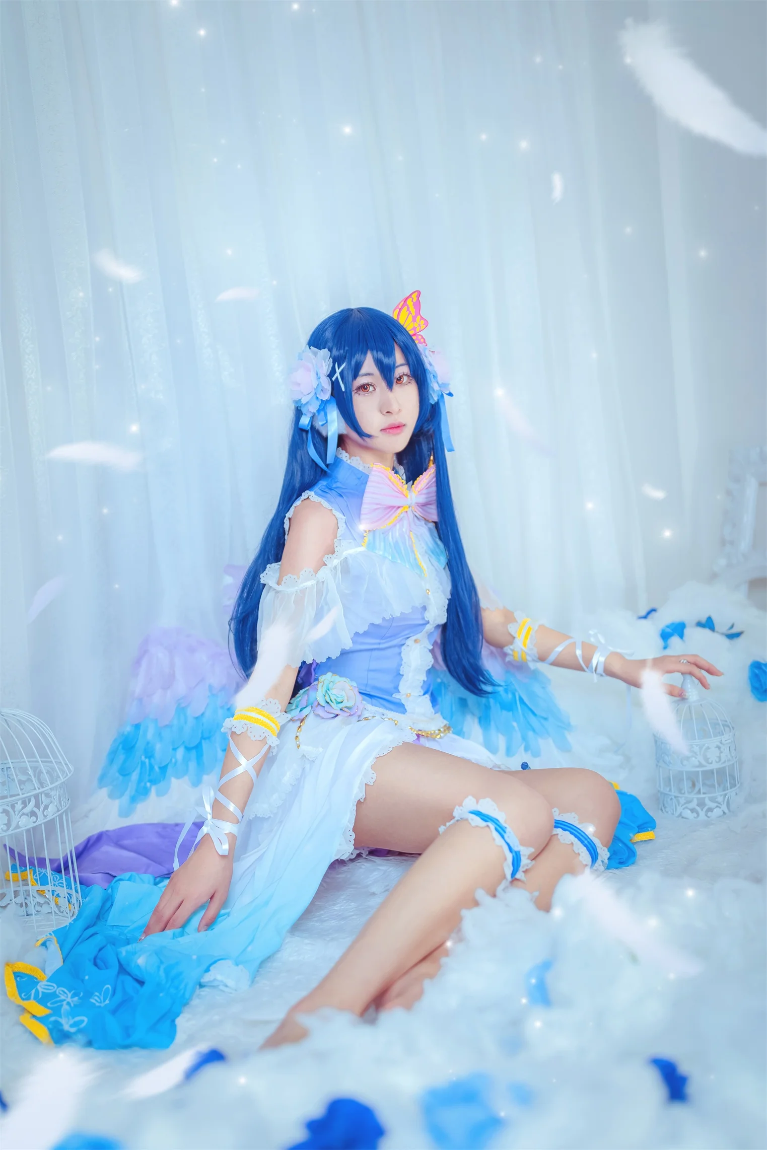 lovelive白色情人节 园田海未COS写真