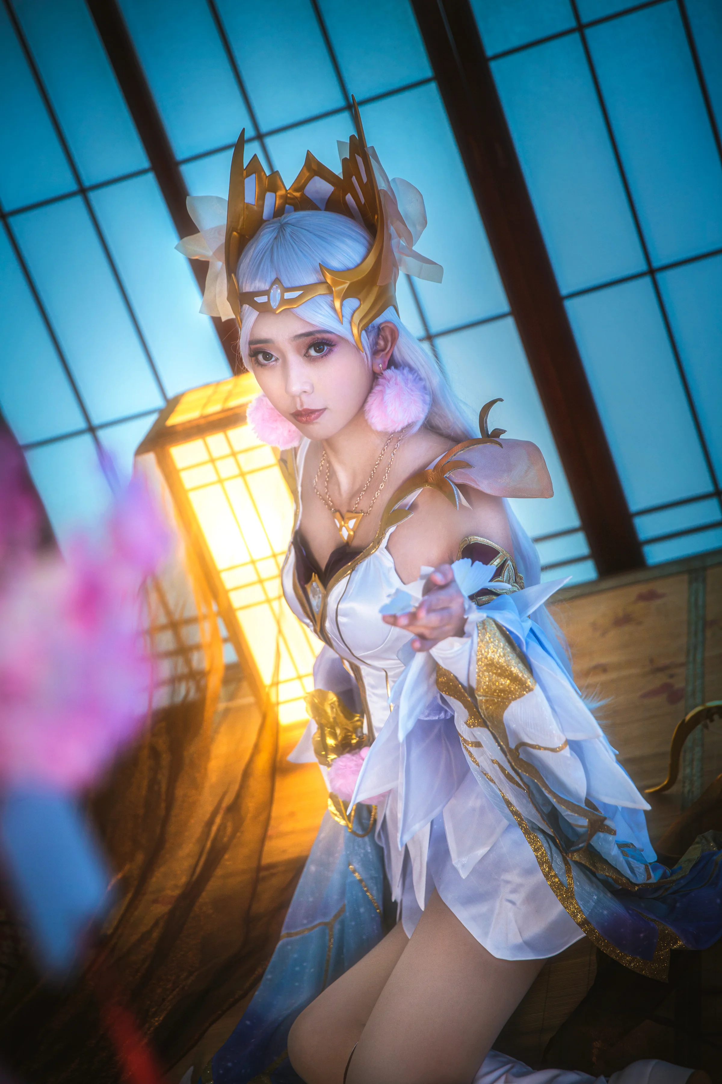【COS写真正片】王者荣耀·貂蝉·金色仲夏夜之梦