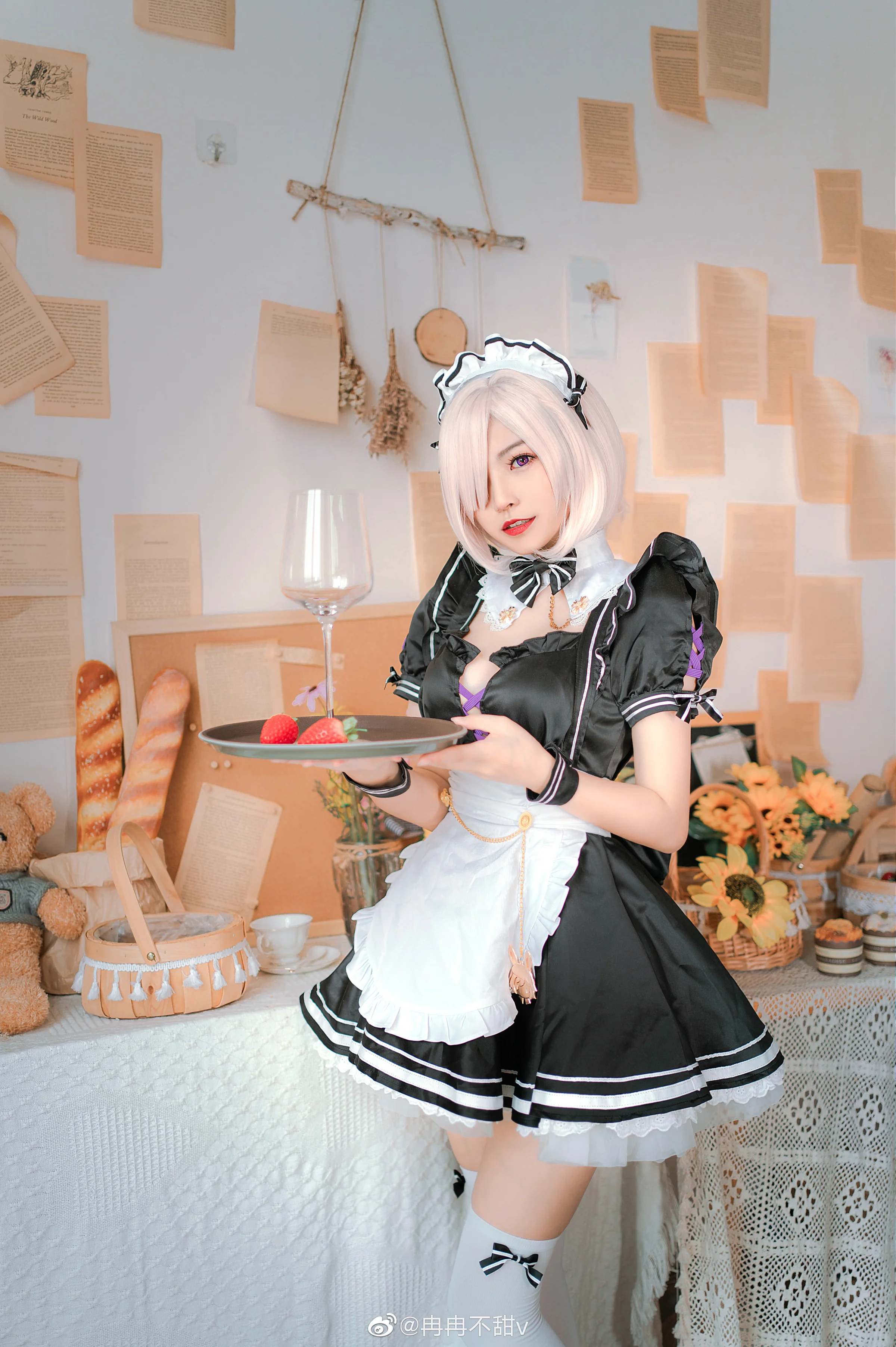 Fate/Grand Order 玛修·基列莱特 女仆COS写真