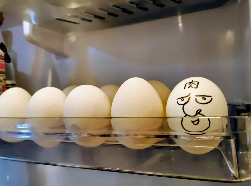網友分享《冰箱裡水煮蛋的標記法》超天才的做法讓網友看了都想模仿｜高清图片集