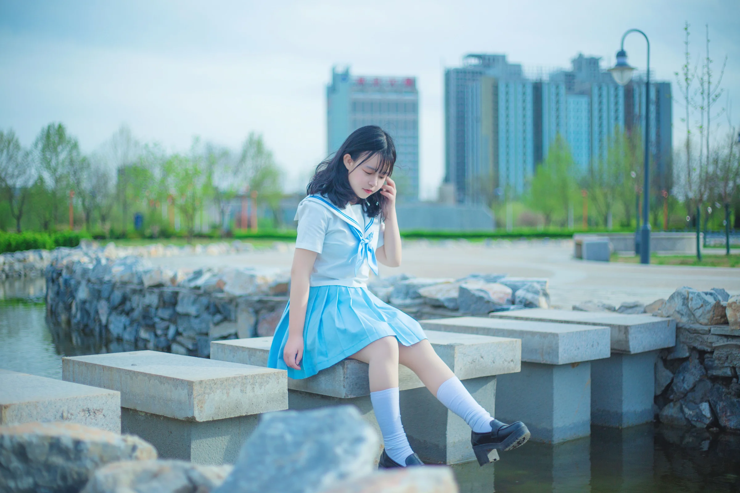 JK制服 阳光下的小可爱｜高清图片集
