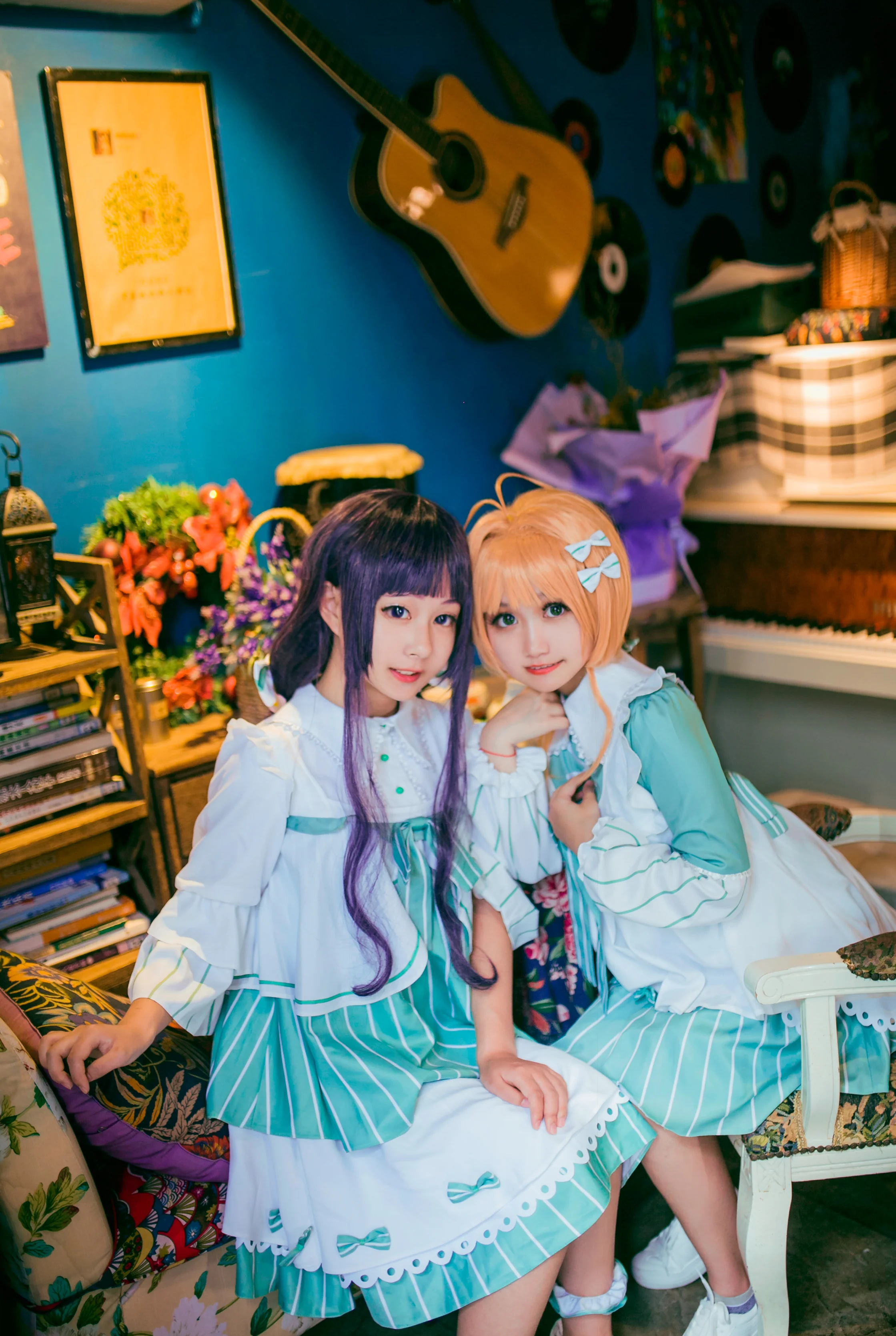 魔卡少女樱 抹茶白曲奇同人COS写真