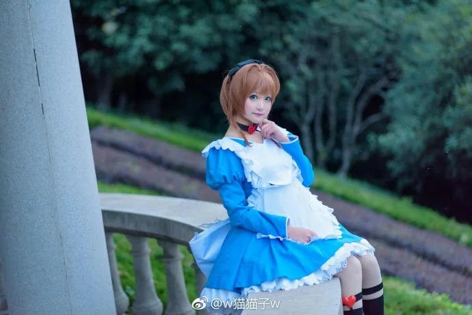 魔卡少女樱小樱爱丽丝COS写真