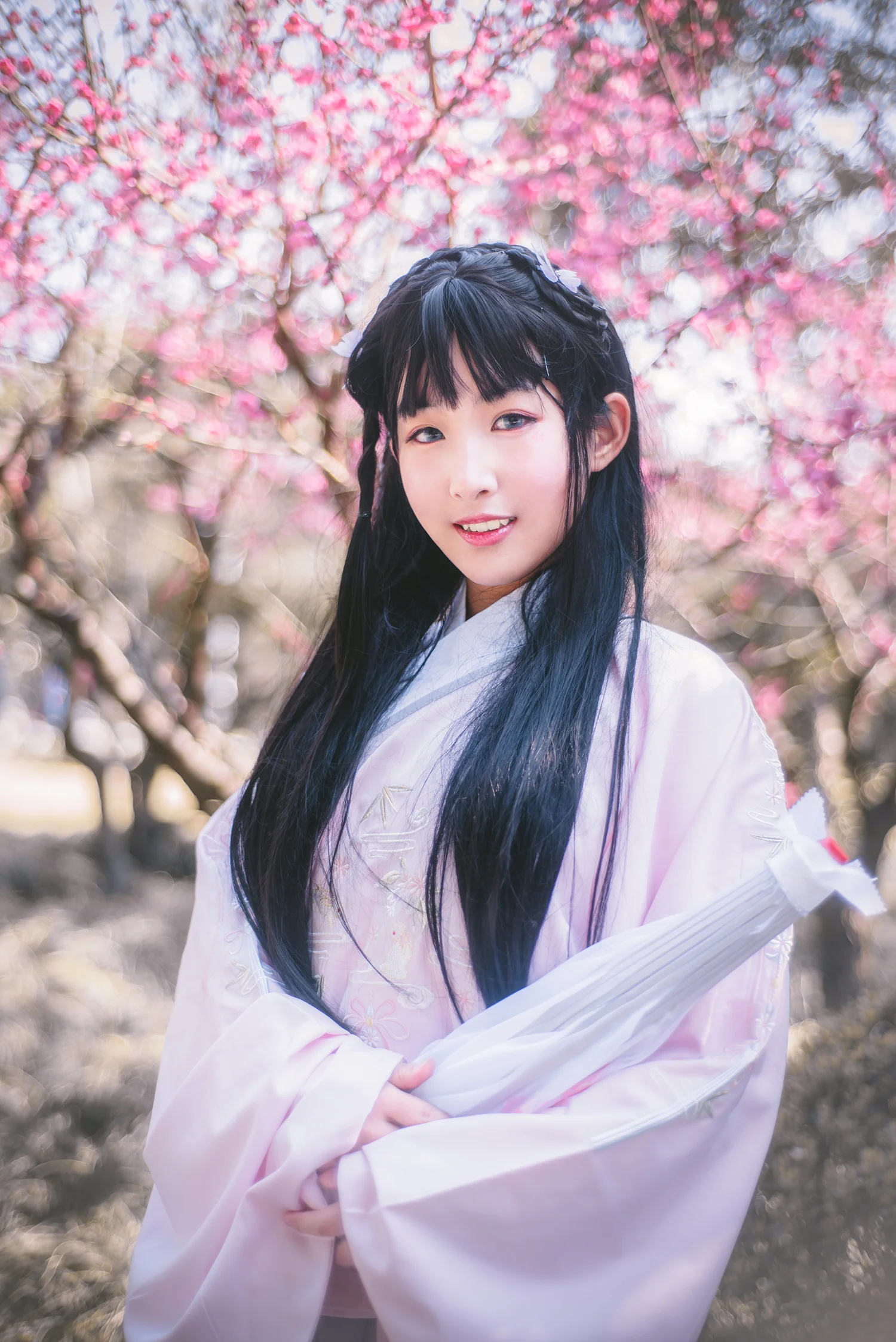 【汉服】人面桃花相映红｜高清图片集